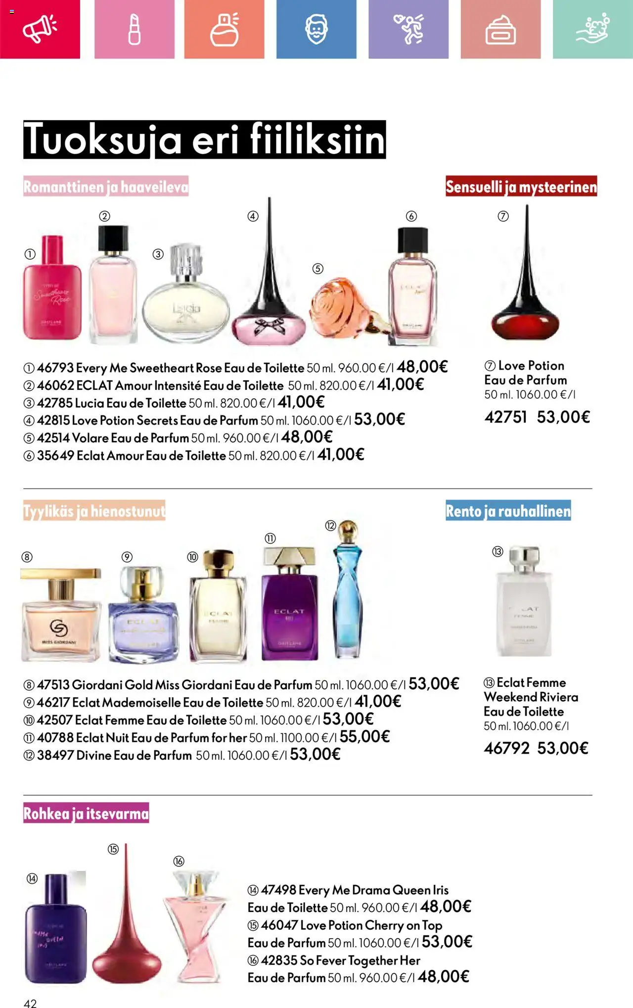  | Sivu: 42 | Tuotteet: Eau de toilette