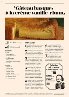  | Page: 59 | Produits: Farine, Gousse de vanille, Levure, Crème