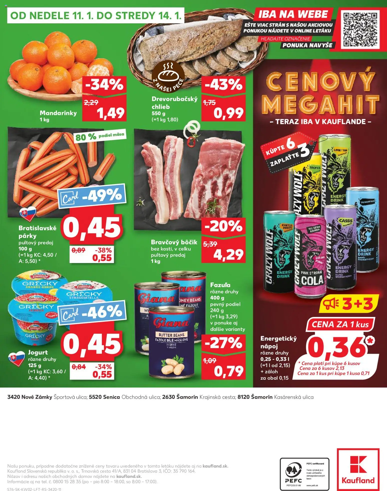 Kaufland SK akciós ujság - amely érvényes a következő dátumtól: 08.01.2026 | Oldal: 76 | Termékek: Cola, Só