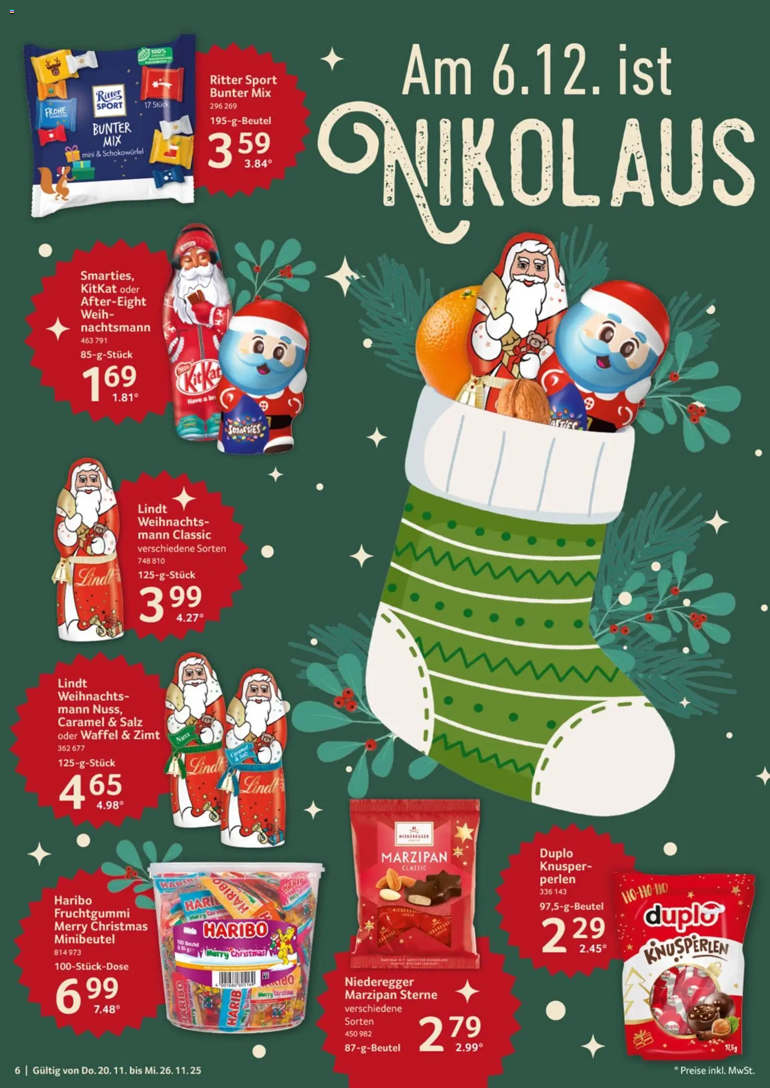 Selgros - Black Friday – gültig ab 20.11.2025 | Seite: 6 | Produkte: Haribo, Ritter sport, Salz, Lindt