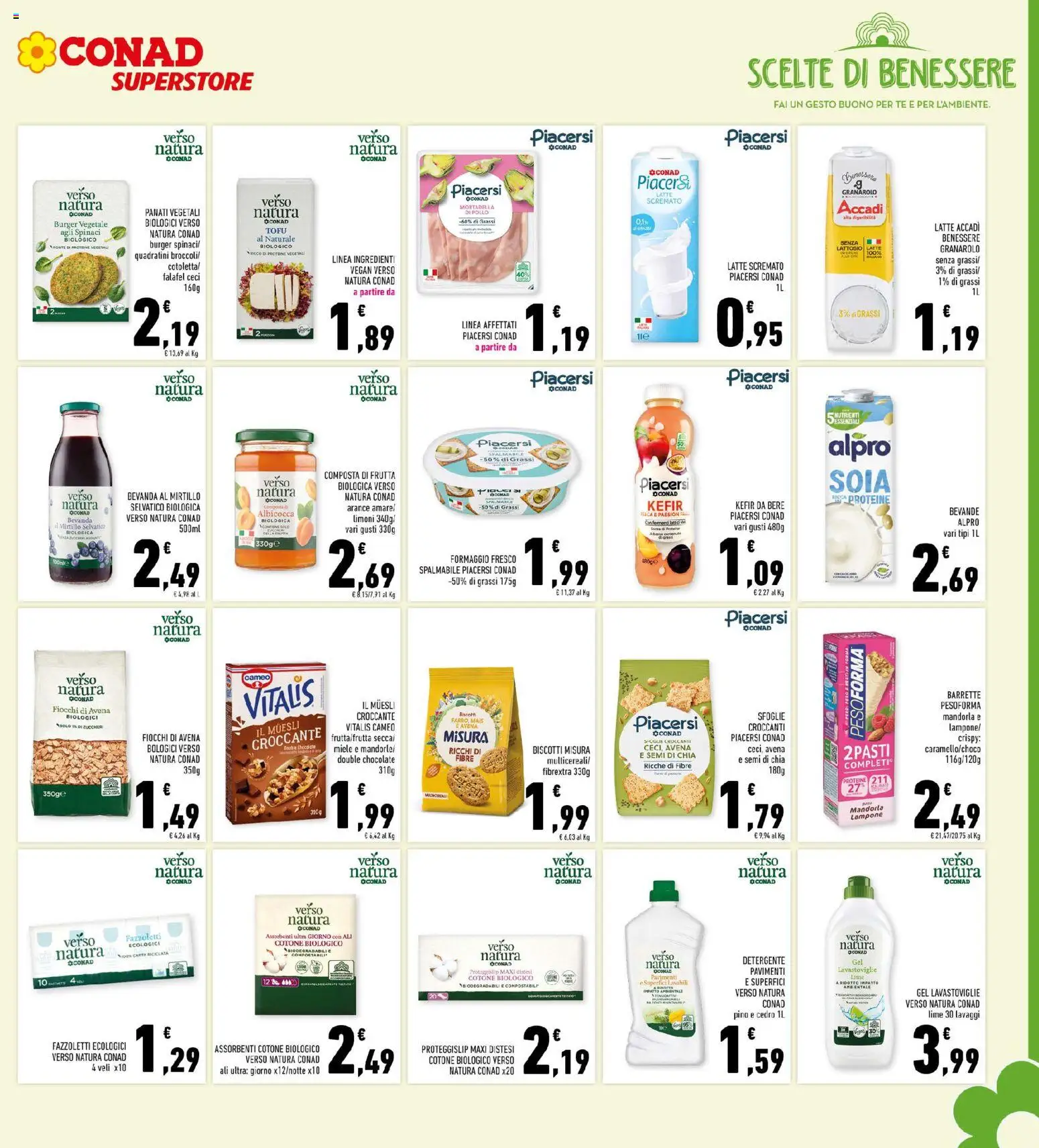 Volantino Conad del 01.12.2025 | Pagina: 17 | Prodotti: Frutta, Falafel, Mais, Composta di frutta