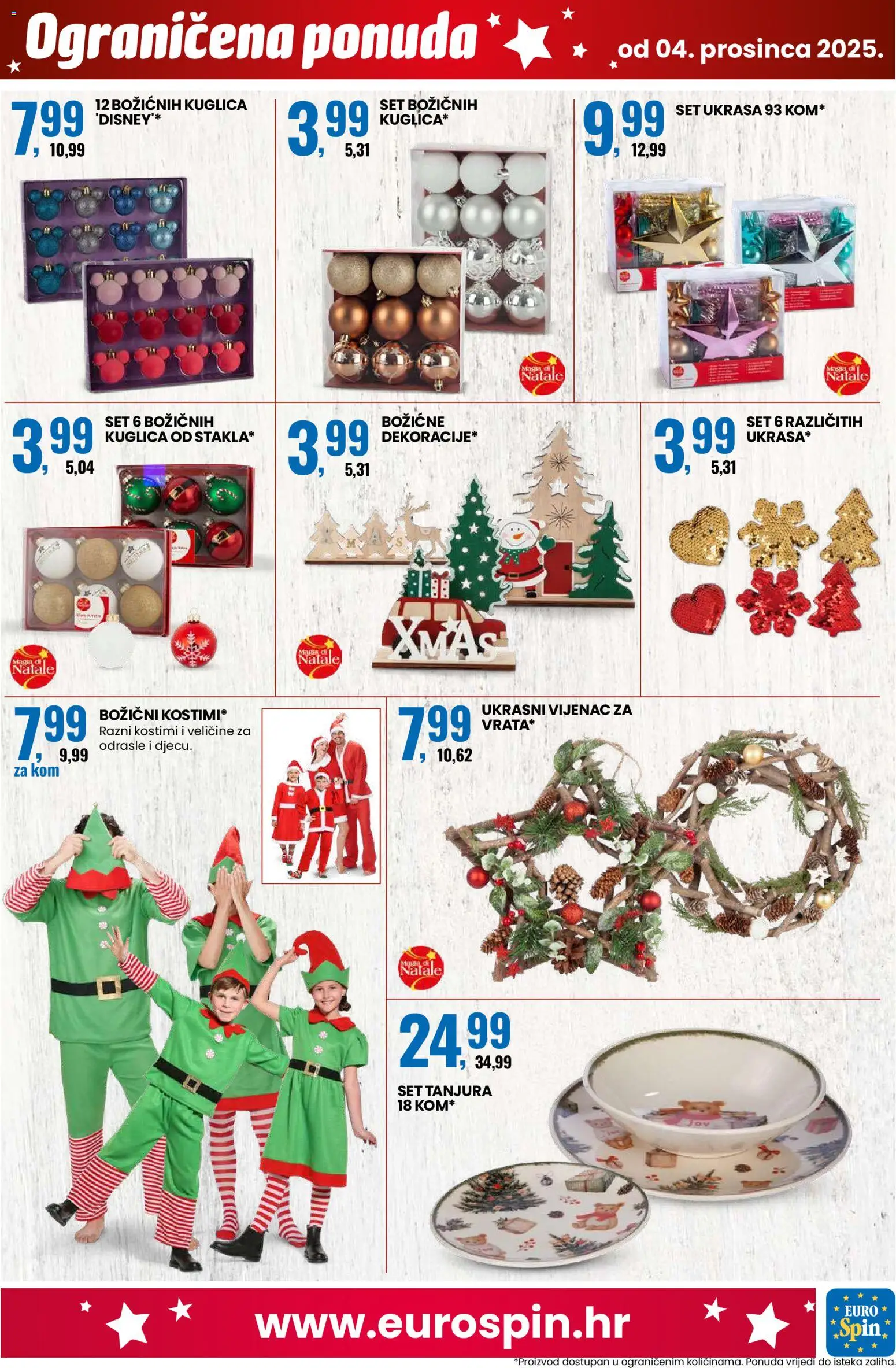 Eurospin katalog | vrijedi od 04.12.2025 | Stranica: 19 | Proizvodi: Set tanjura