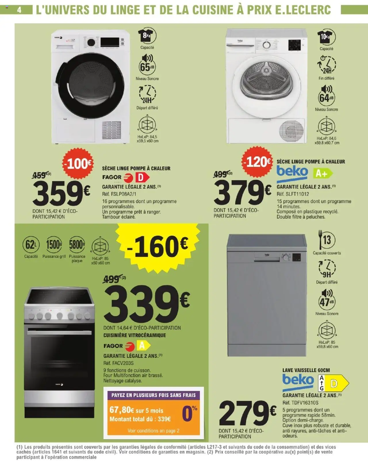  | Page: 4 | Produits: Filtre, Four, Grill, Cuisinière