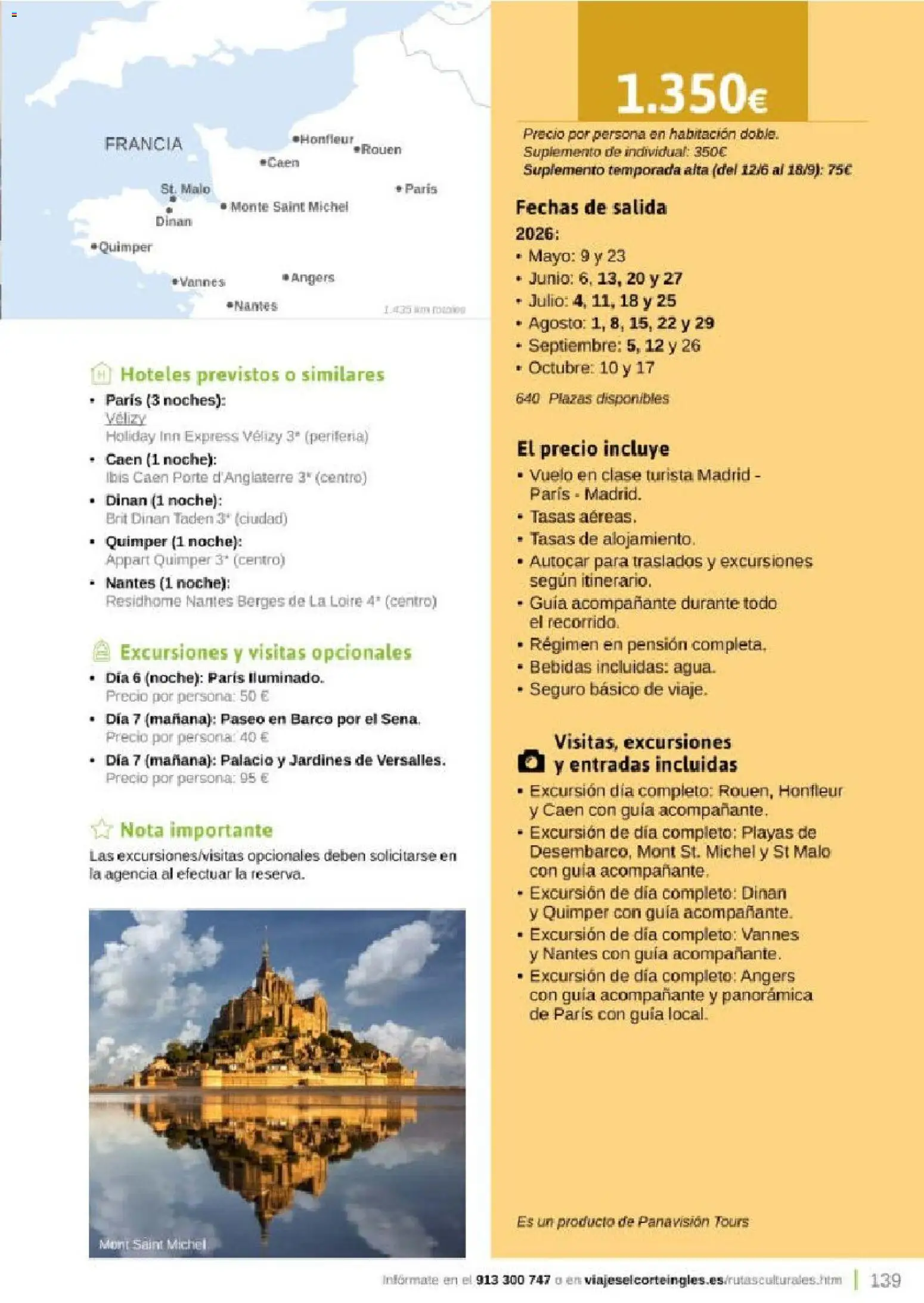 Viajes El Corte Inglés Rutas Culturales de la Comunidad de Madrid │ válido desde el 01.04.2026 | Página: 139