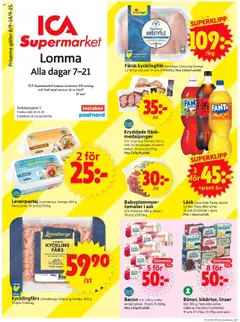 ICA Supermarket - Lomma - Förhandsvisning av reklamblad från butik ICA Supermarket aktuell från 08.09.2025