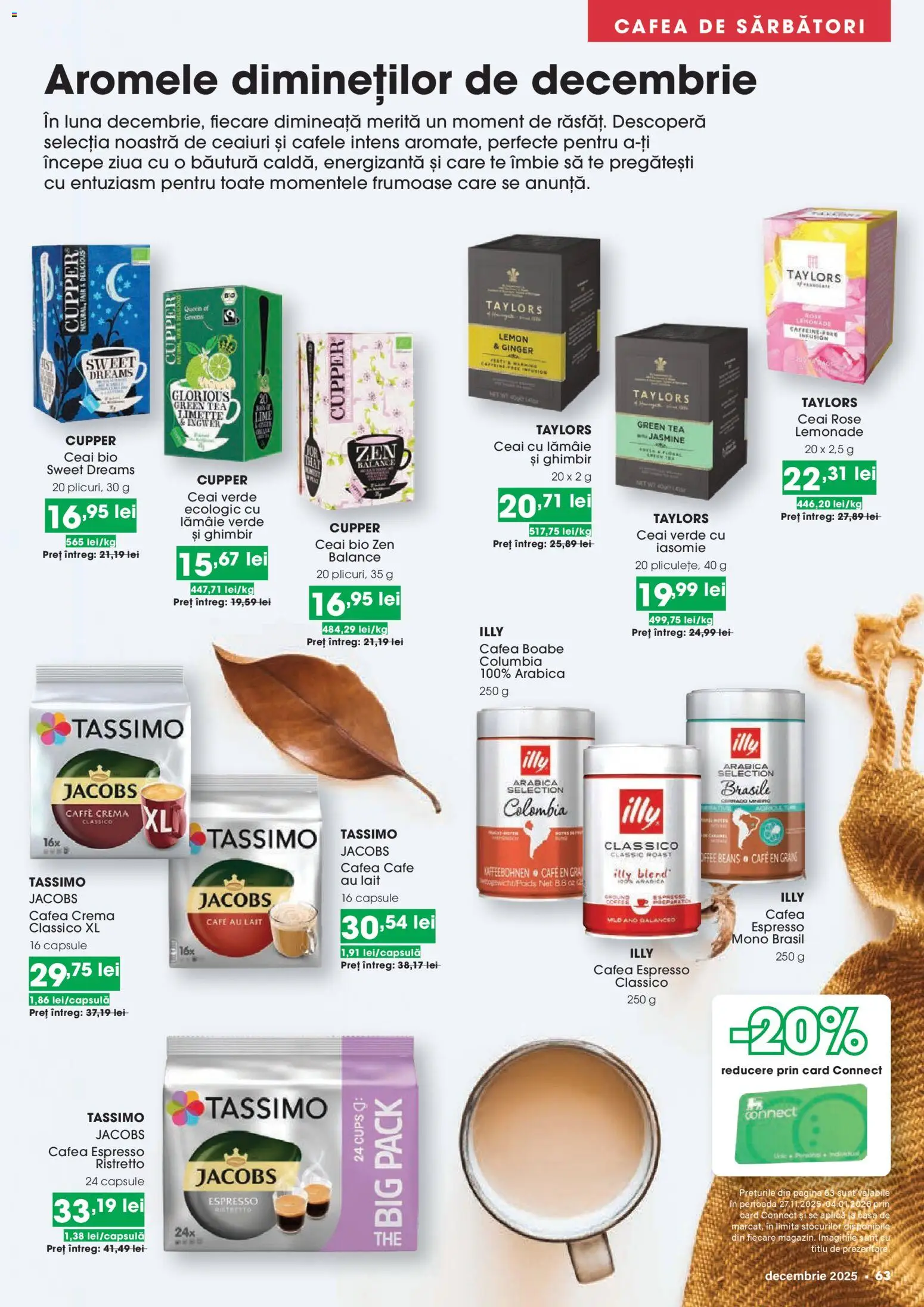 Noul catalog Mega Image – valabil de la 27.11.2025 | Pagină: 63 | Produse: Şerit ödül, Köpek çiti, Cremă, Ceai