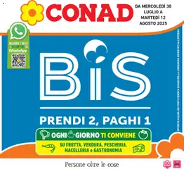 Anteprima del volantino Conad Lombardia catalogo valido a partire dal 30.07.2025