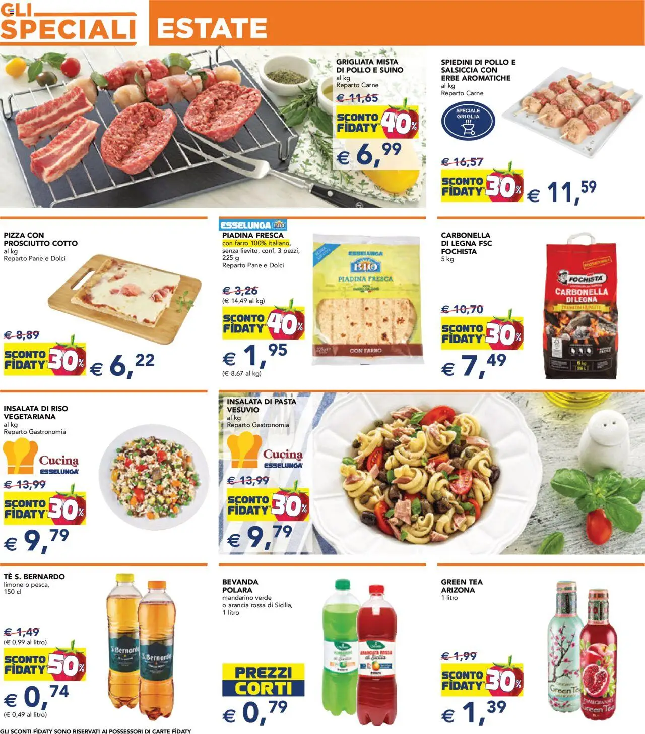 Volantino Esselunga S del 14.08.2025 | Pagina: 10 | Prodotti: Suino, Limone, Piadina, Arancia