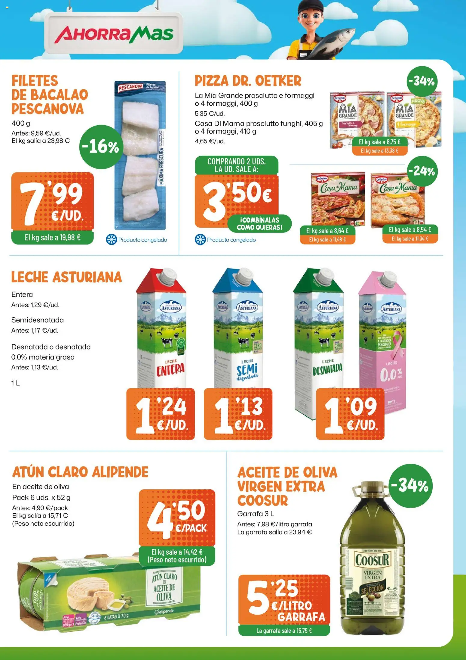 AhorraMas folleto │ válido desde el 26.03.2026 | Página: 5 | Productos: Pizza, Aceite de oliva, Aceite de oliva virgen extra, Atún claro