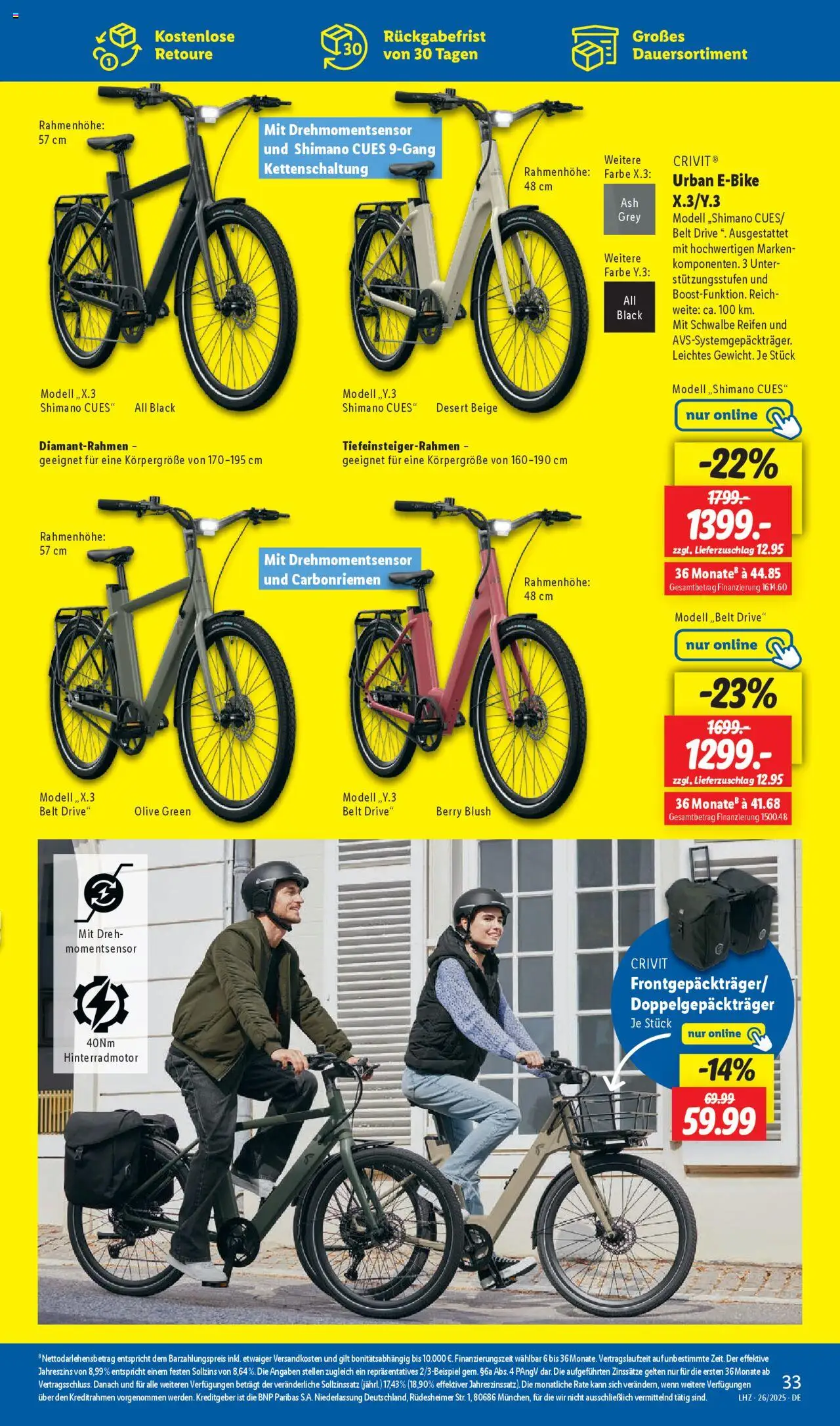 Lidl Prospekt 	 - gültig ab dem 23.06.2025 | Seite: 43 | Produkte: E-Bike, Blush