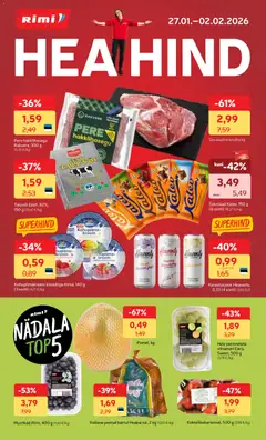 Rimi kliendilehe eelvaade alates 27.01.2026