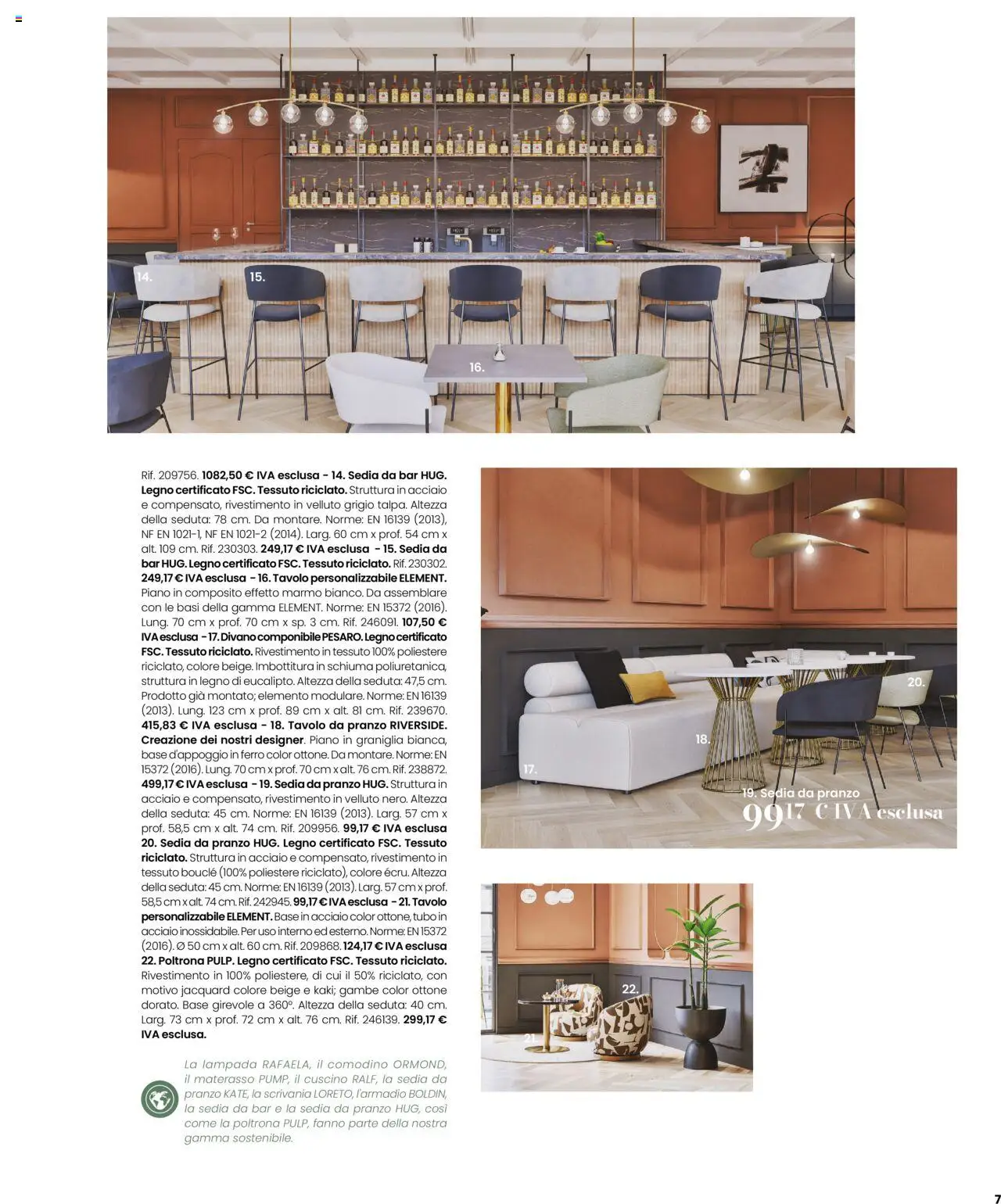 Volantino Maisons du Monde del 14.04.2025 | Pagina: 7 | Prodotti: Cuscino, Divano, Tavolo, Lampada