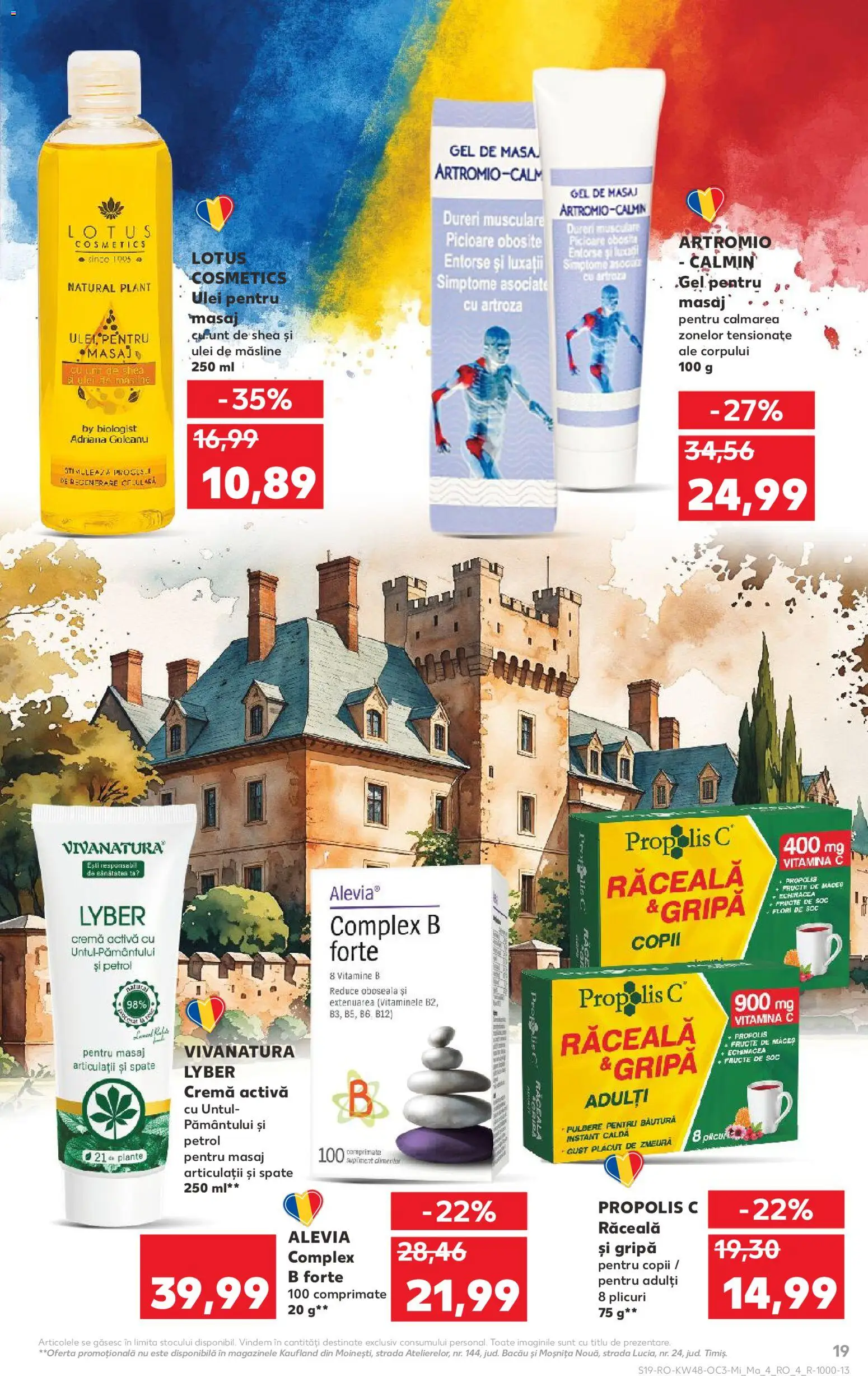Noul catalog Kaufland – valabil de la 26.11.2025 | Pagină: 19 | Produse: Măsline, Unt, Cremă, Propolis
