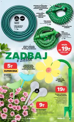 Netto gazetka - Non Food od 29.05.2025 | Strona: 5 | Produkty: Wąż ogrodowy, Prysznic