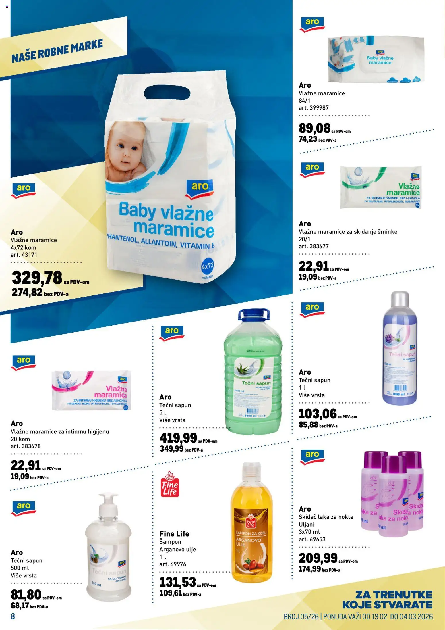 Metro katalog - važi od 19.02.2026 | Strana: 8 | Proizvode: Tečni sapun, Šampon, Ulje, Sapun