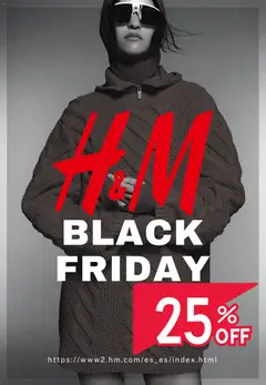Vista previa H&M Black Friday válido desde el 27.11.2025