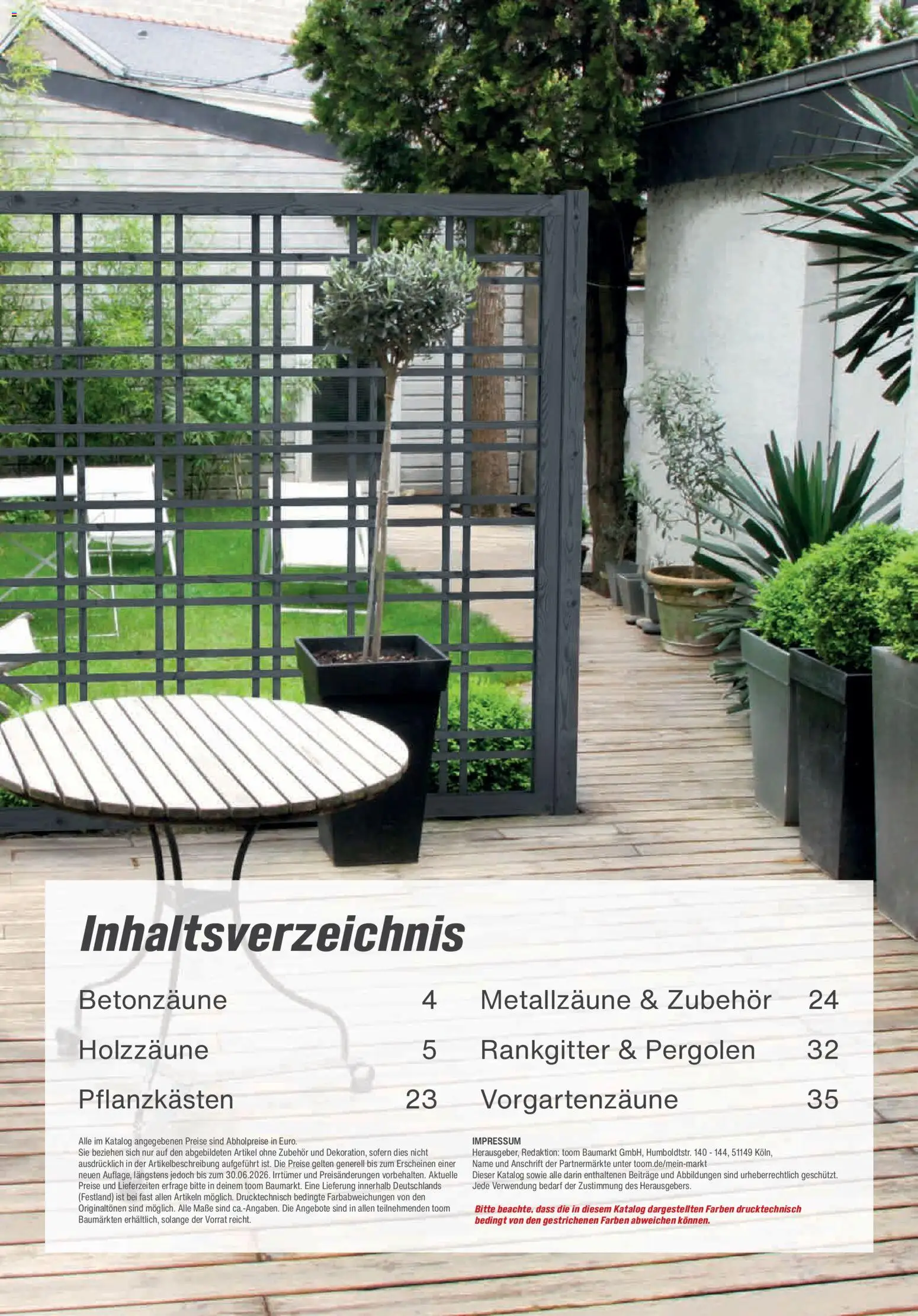 Toom Baumarkt Zäune & Sichtschutz 2026 – gültig ab 20.02.2026 | Seite: 3