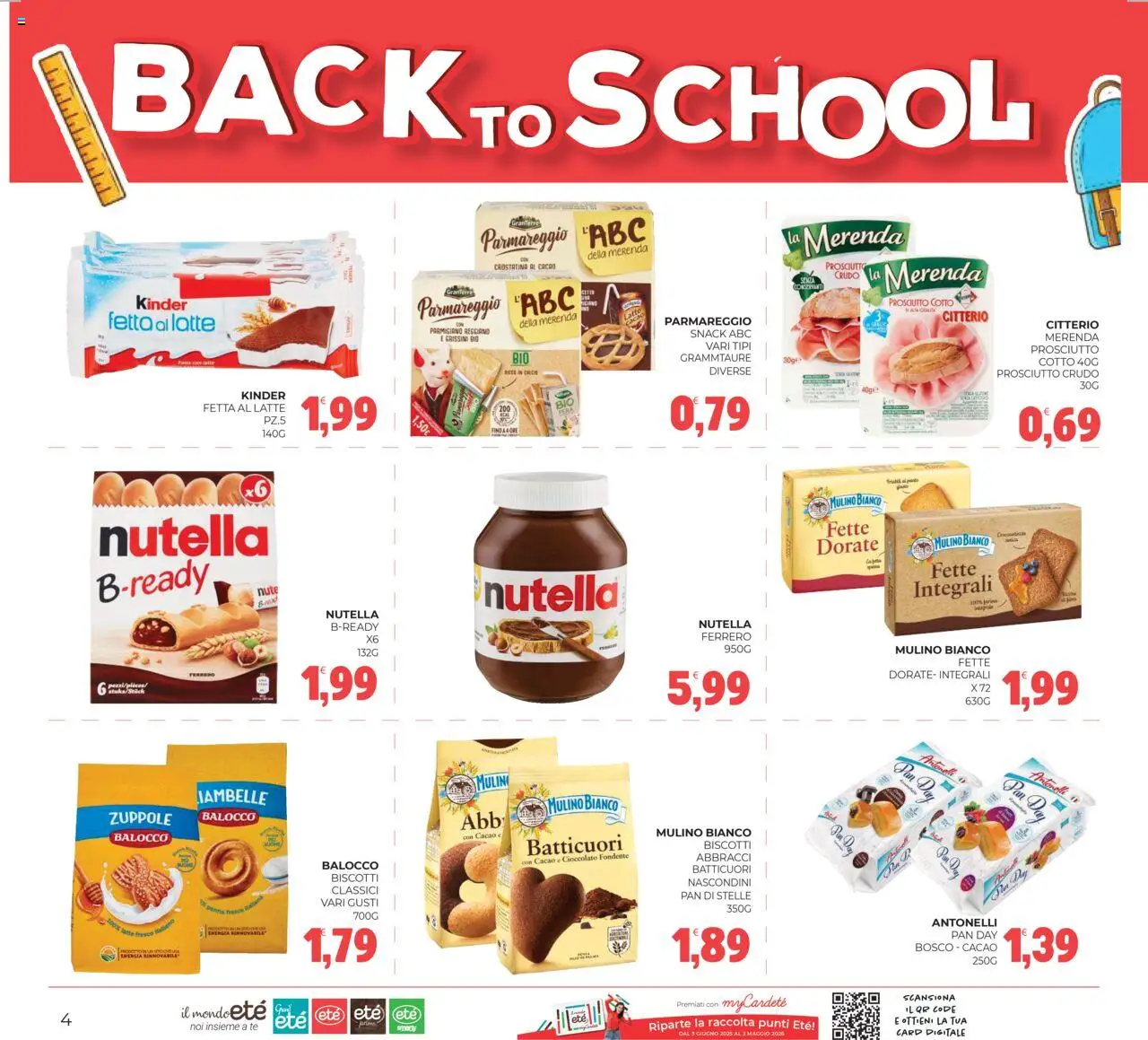 Volantino Eté del 09.09.2025 | Pagina: 4 | Prodotti: Tè, Biscotti, Cacao, Parmigiano