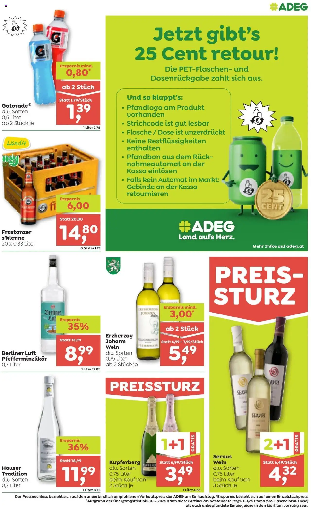 ADEG Vorarlberg gültig ab 14.08.2025 | Seite: 7 | Produkte: Wein