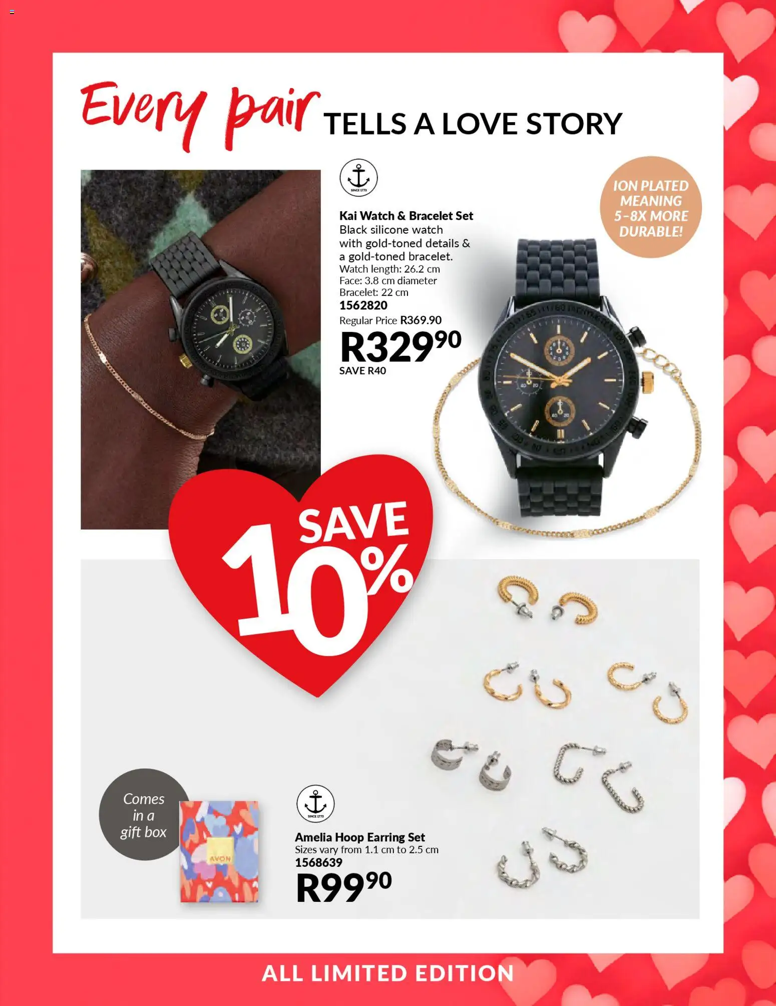 New Avon catalogue – valid from 21.02.2026 | Page: 40 | Products: Watch, Box, Silicone