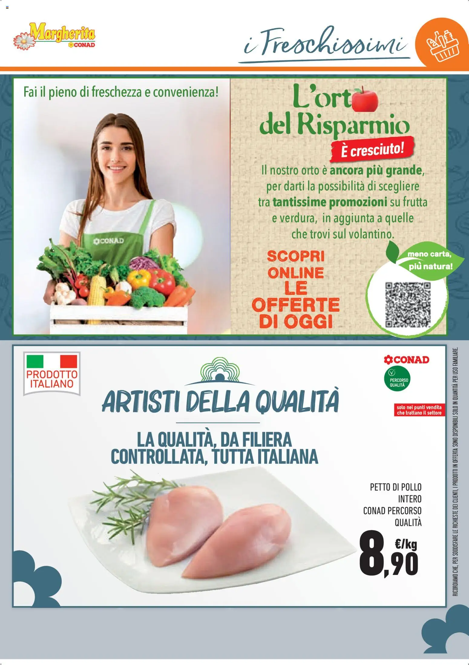 Volantino Conad del 14.01.2026 | Pagina: 11 | Prodotti: Petto di Pollo, Pollo, Frutta