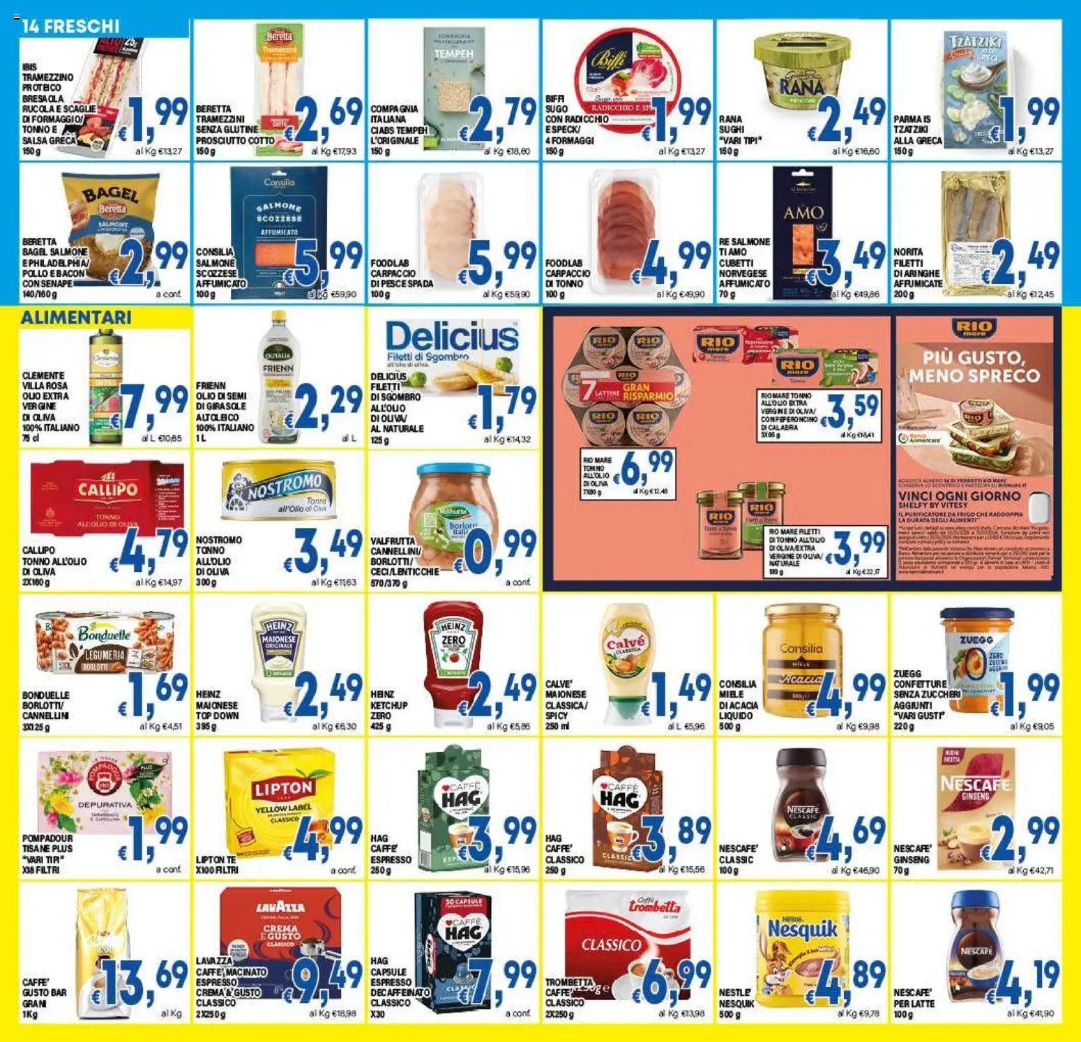 Volantino DEM del 04.02.2026 | Pagina: 14 | Prodotti: Crema, Pollo, Tè, Miele