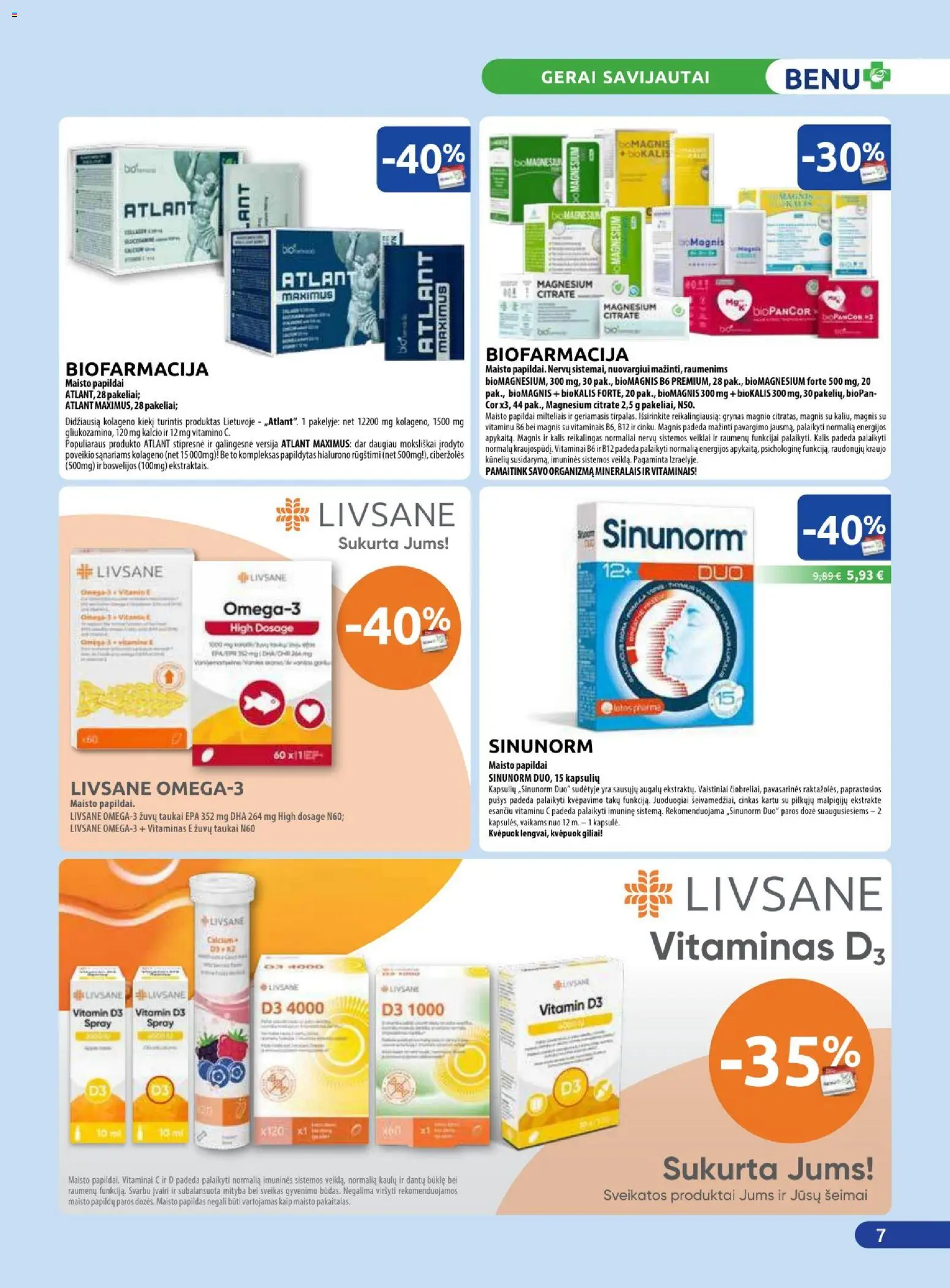 BENU akcijos nuo 01.02.2026 | Puslapis: 7