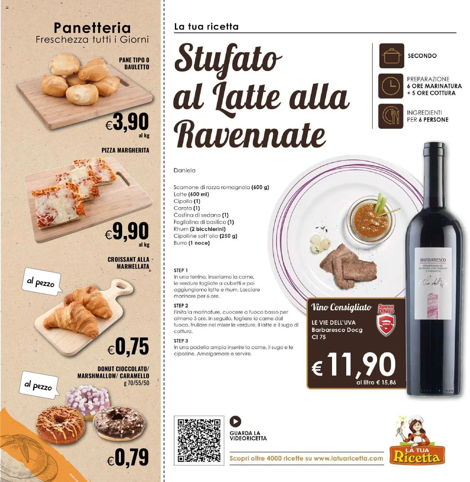 Volantino Famila del 27.11.2025 | Pagina: 9 | Prodotti: Pizza, Vino, Burro, The