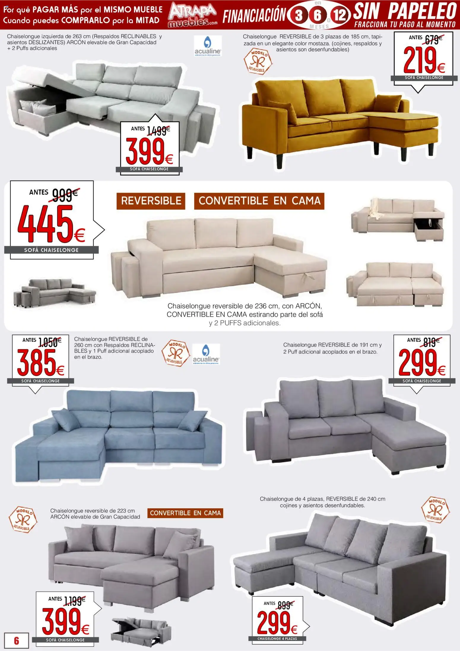 Atrapa Muebles - Black Friday │ válido desde el 14.11.2025 | Página: 32 | Productos: Cama, Sofá