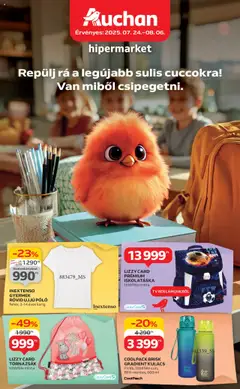 Auchan Iskolakezdés ajánlataink - amely érvényes a következő dátumtól: 24.07.2025