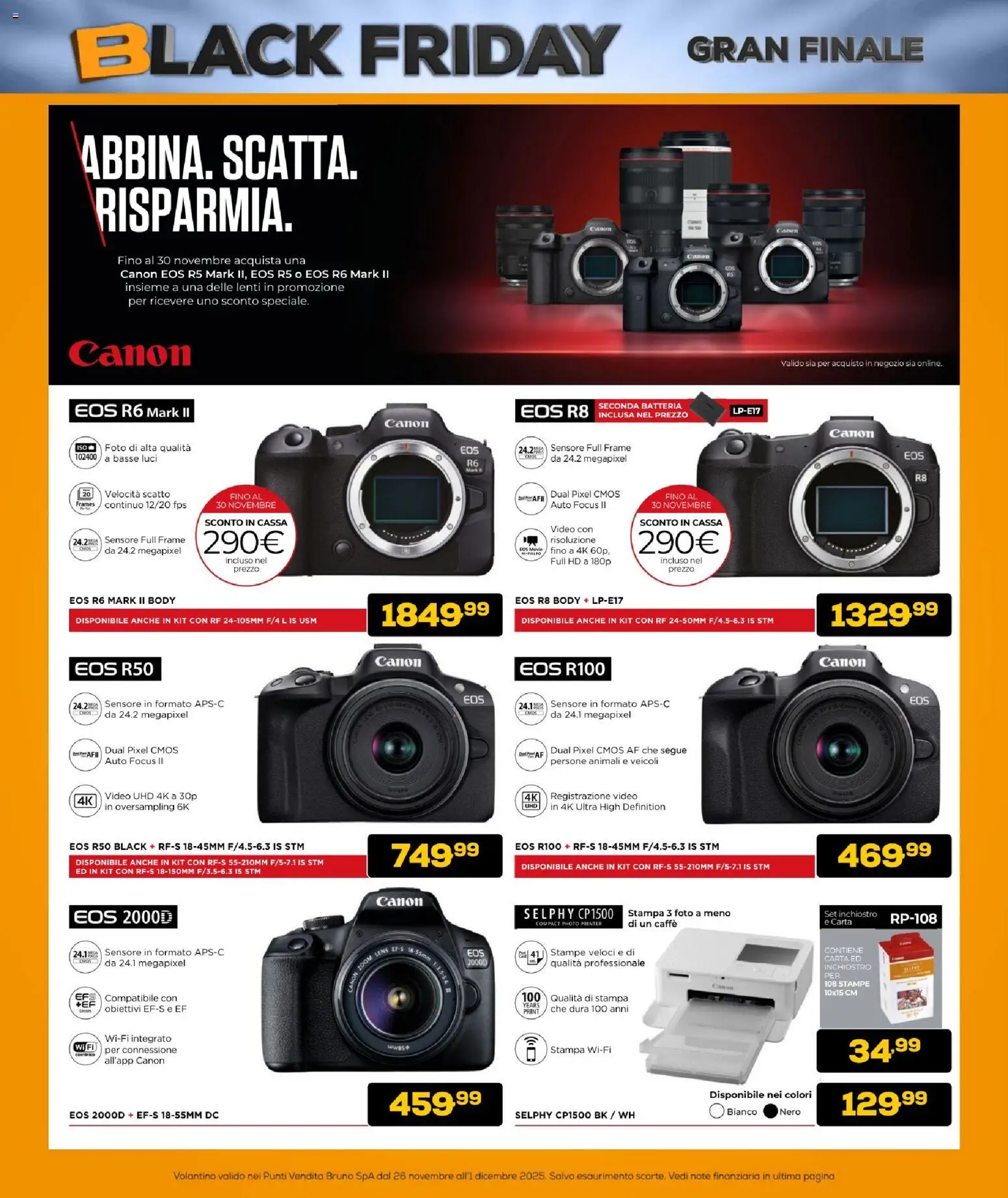 Volantino BRUNO del 26.11.2025 | Pagina: 38 | Prodotti: Caffè, Video, Stampa, Batteria