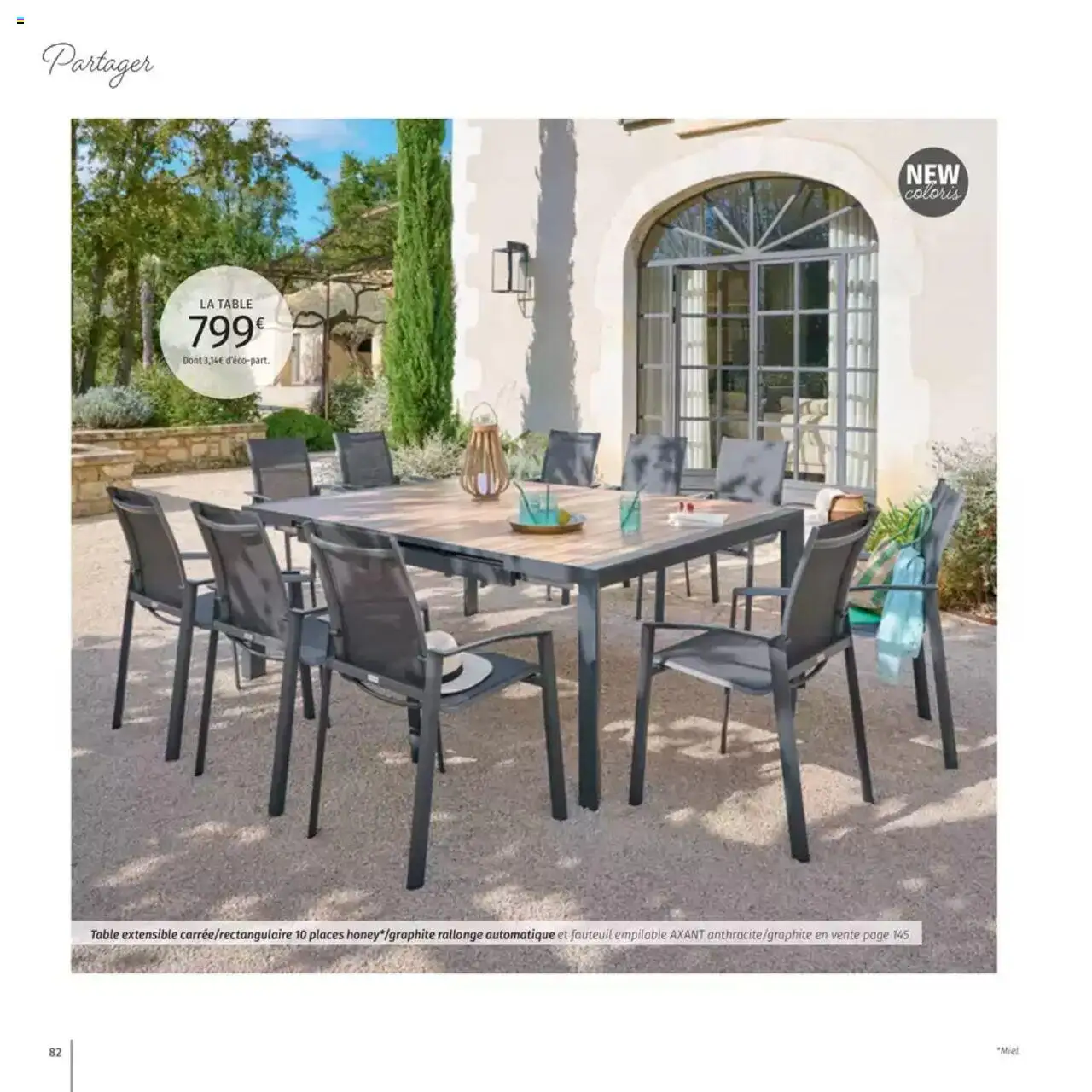  | Page: 82 | Produits: Table extensible, Miel, Fauteuil, Table