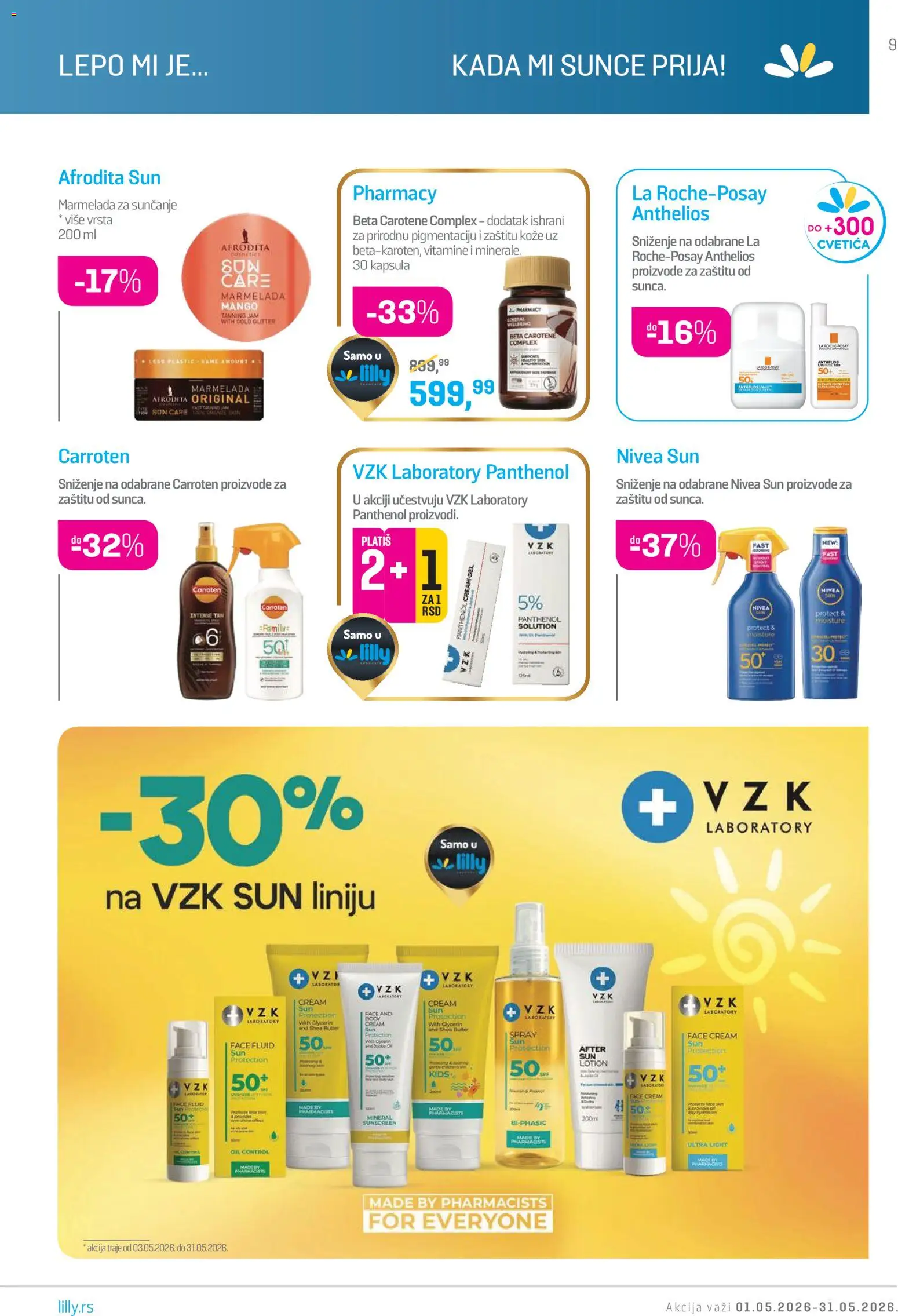 Lilly drogerie katalog - važi od 01.05.2026 | Strana: 9 | Proizvode: Mango, Nivea