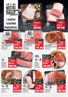 Náhled letáku Mleté maso mix, hovězí, vepřové maso 500 g balení cena za 1 kus (=1 kg 159,80) od 29.04.2026 | Strana: 18 | Produkty: Sádlo, Mleté maso mix, Krkovice, File