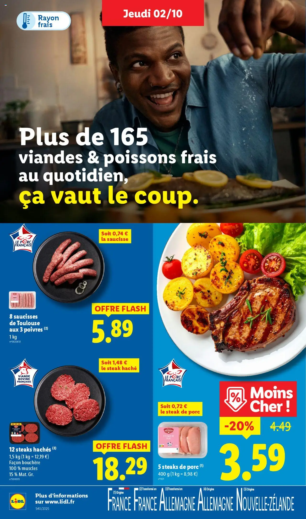  | Page: 8 | Produits: Saucisse, Viande, Porc