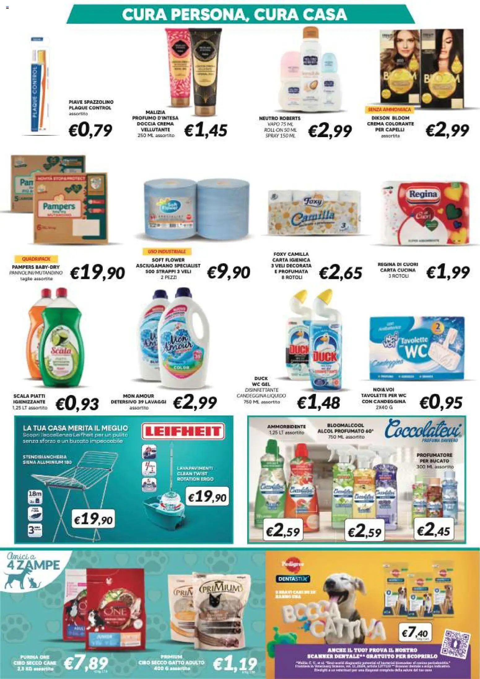 Volantino Visotto del 07.04.2026 | Pagina: 7 | Prodotti: Crema, Carta igienica, Stendibiancheria, Scala