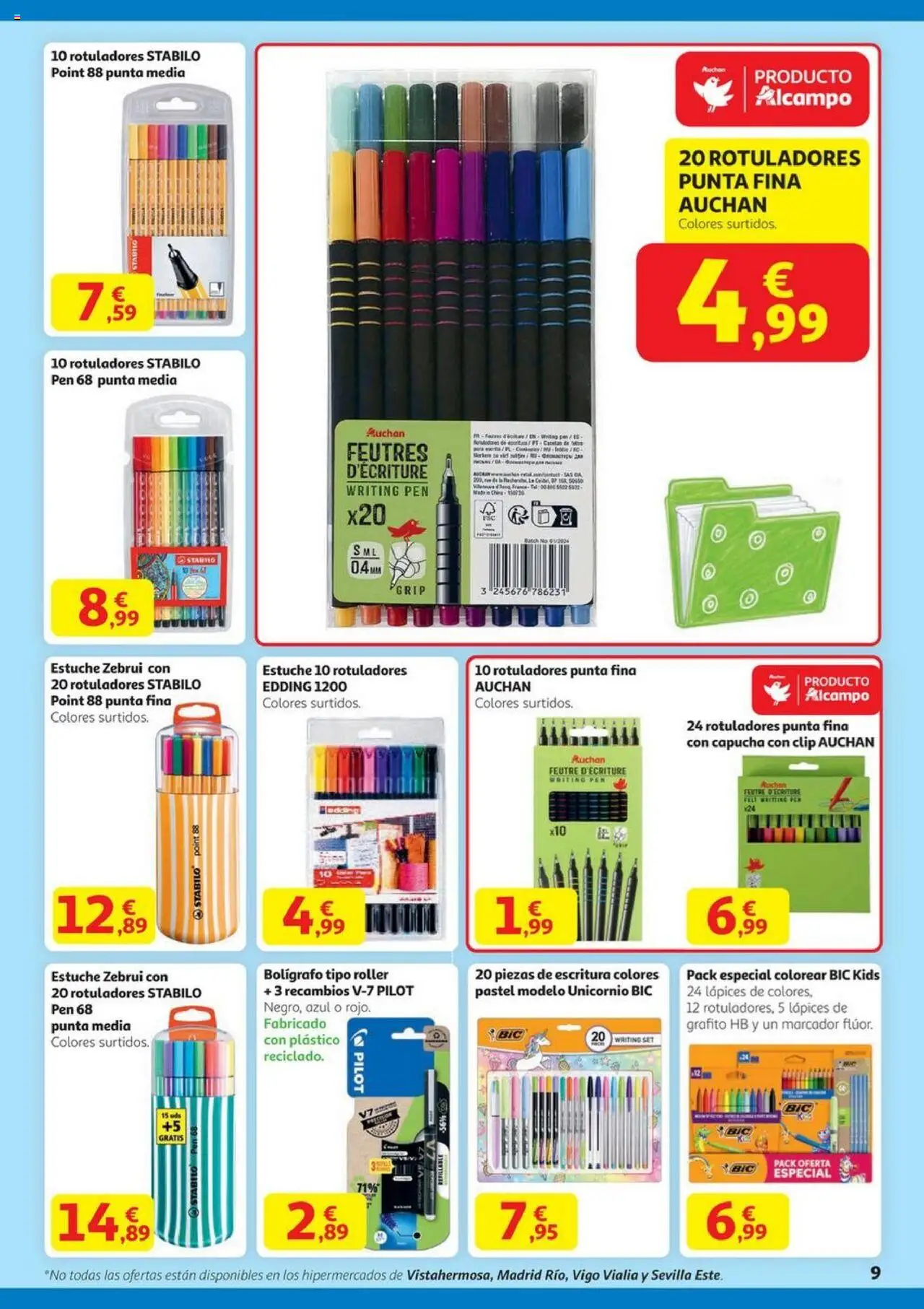 Alcampo - HG Madrid Unificado  │ válido desde el 14.08.2025 | Página: 9