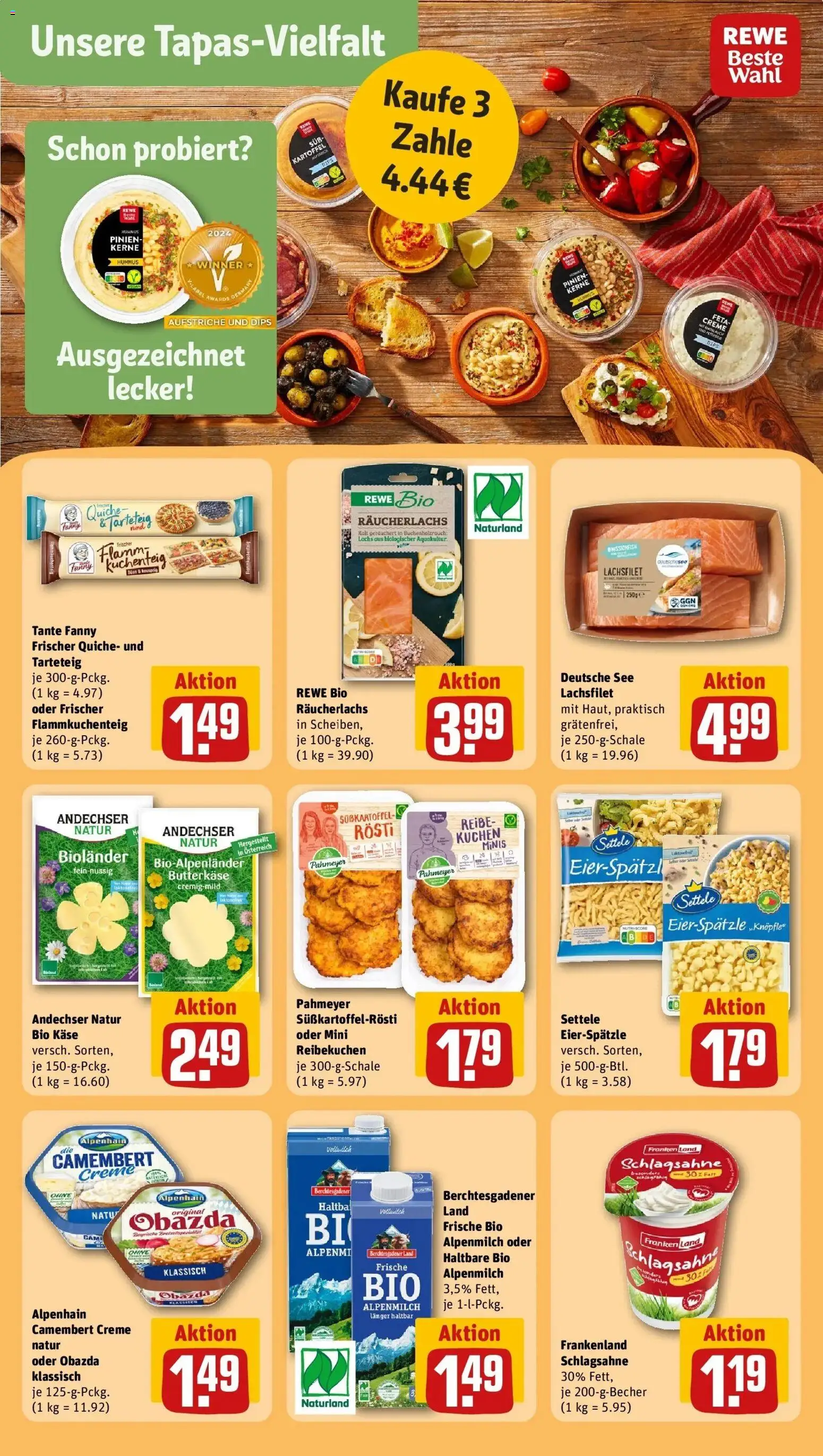 Rewe prospekt Weisendorf	 – gültig ab 09.02.2026 | Seite: 23 | Produkte: Feta, Käse, Creme, Kuchen