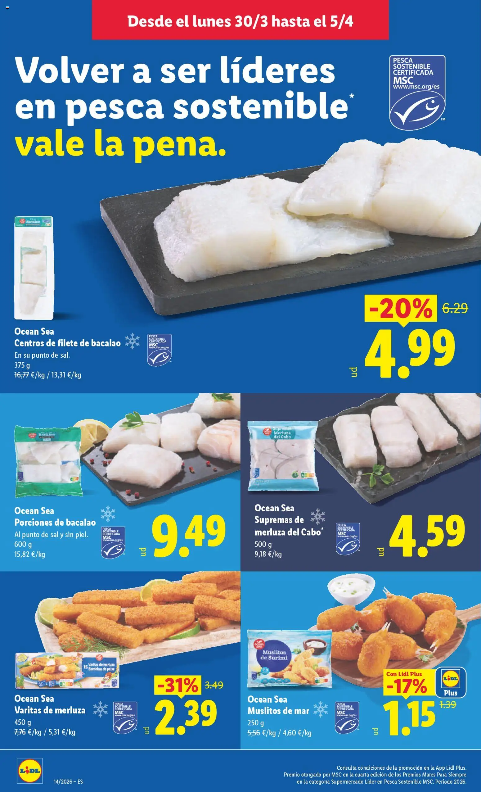 Lidl folleto │ válido desde el 30.03.2026 | Página: 8 | Productos: Filete