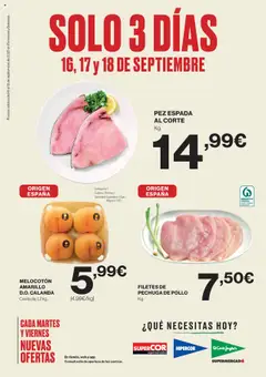 Vista previa Supercor Península y Baleares válido desde el 16.09.2025