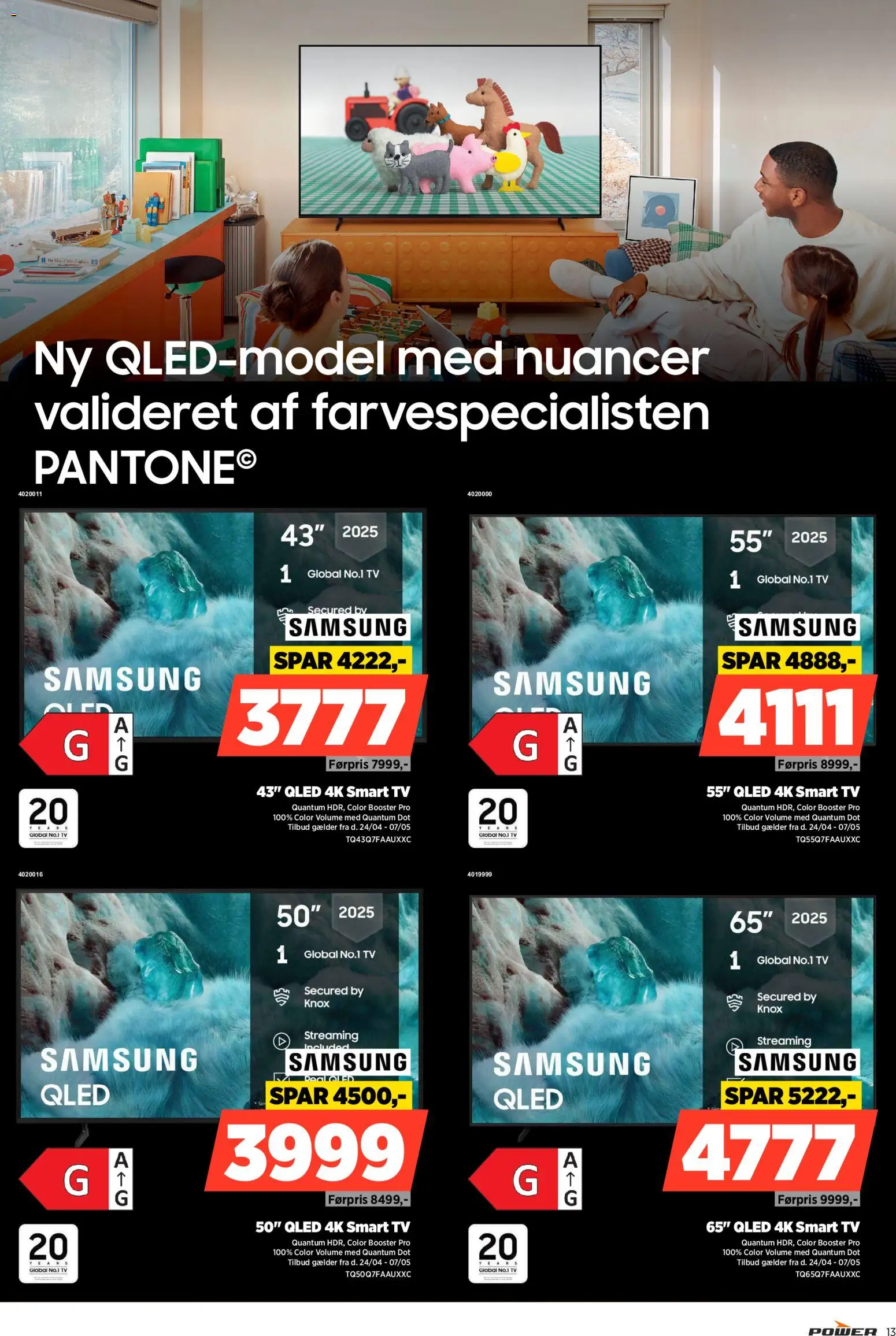 Power tilbudsavis – gyldig fra 24.04.2026 | Side: 13 | Produkter: Smart TV, TV