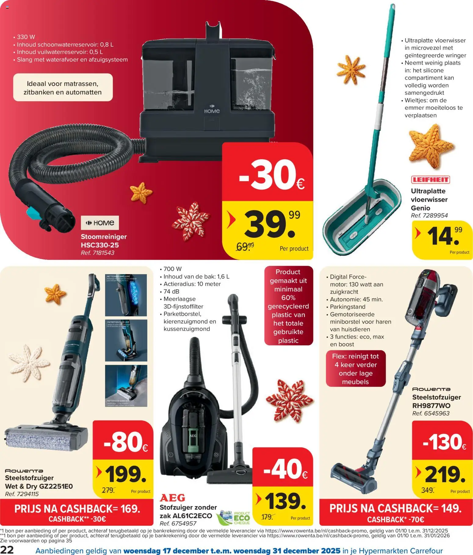 {H1} | Pagina: 22 | Producten: Zak, Stofzuiger, Boost, Kan