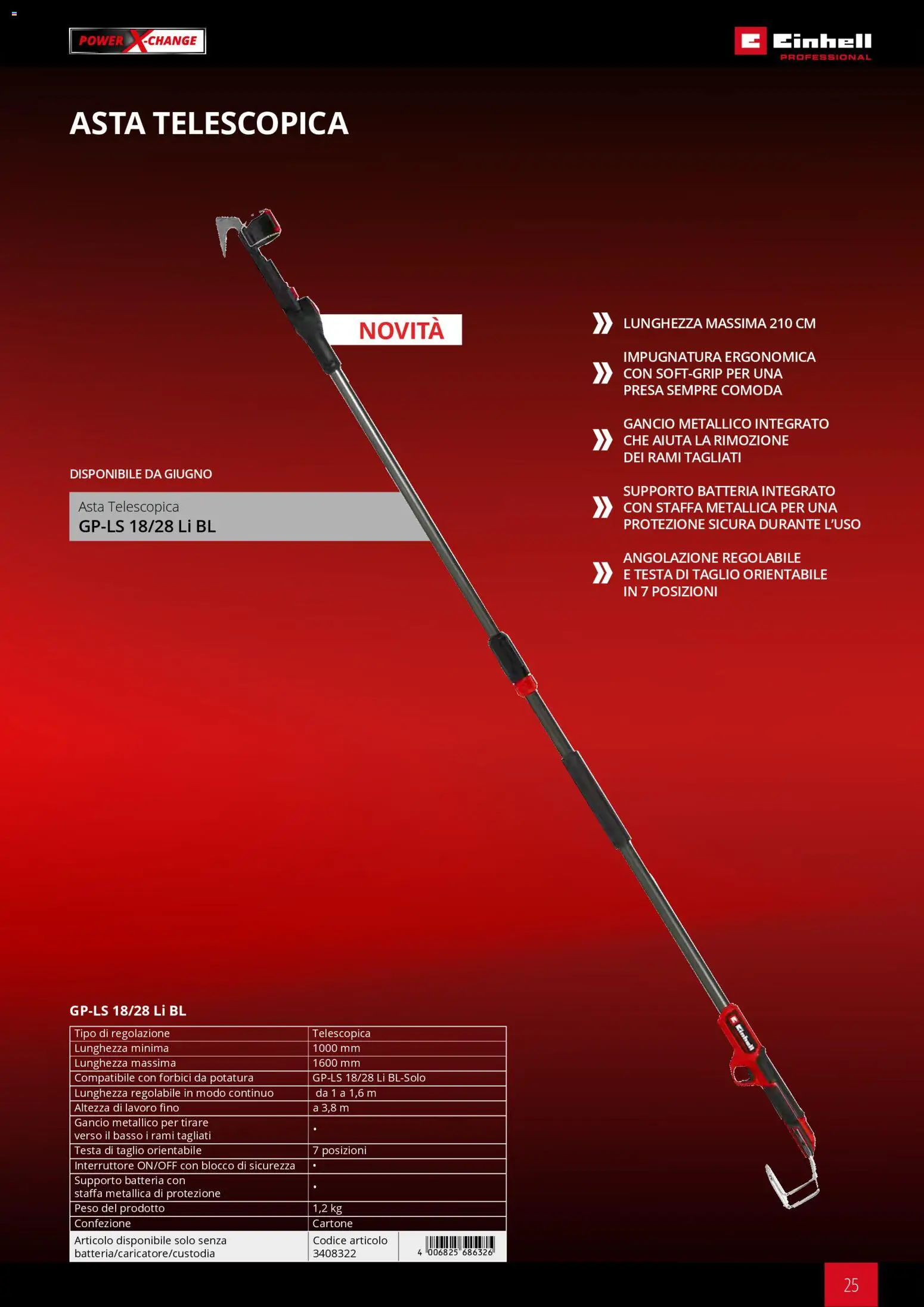 Volantino Einhell del 02.03.2026 | Pagina: 27 | Prodotti: Presa, Batteria