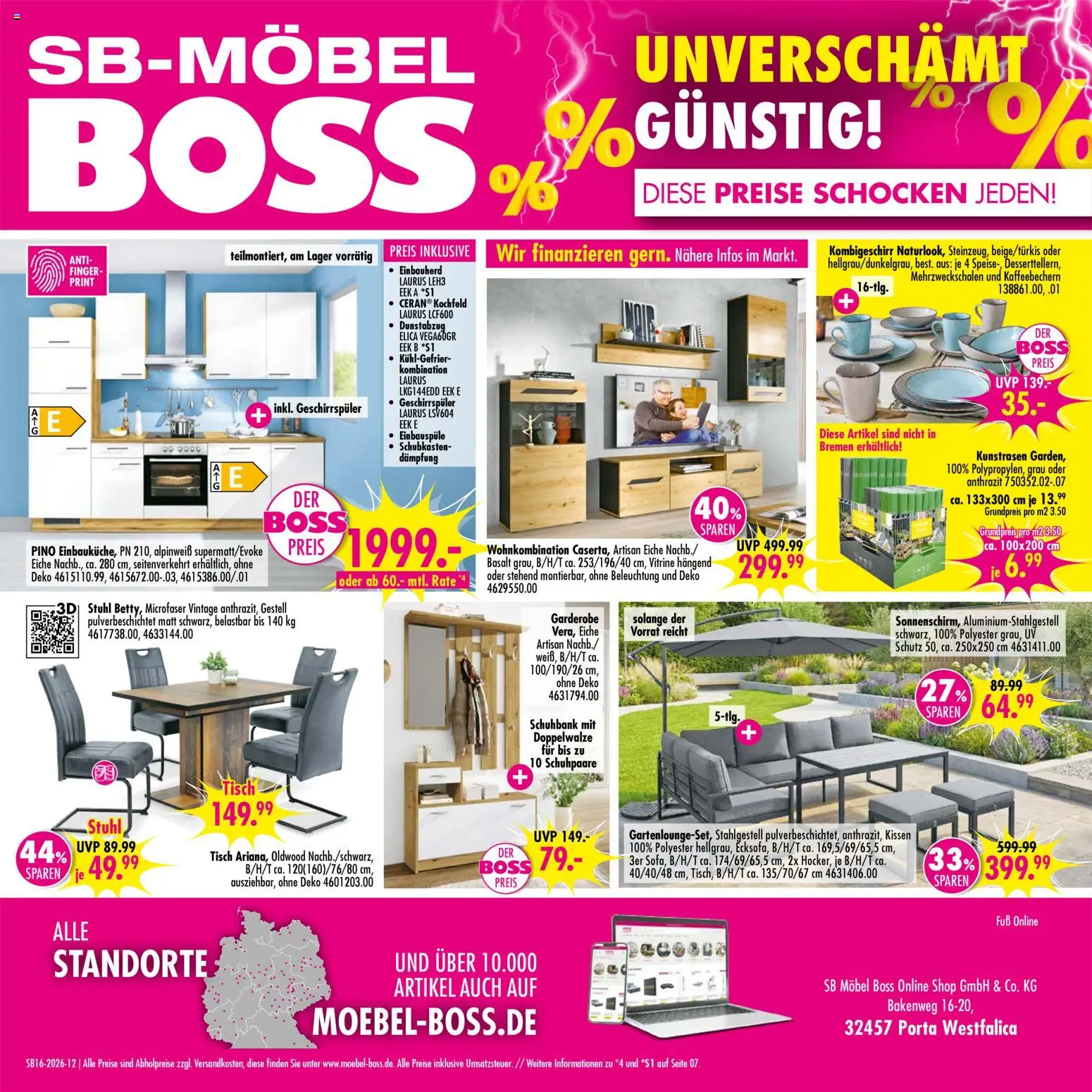 SB Möbel Boss Prospekt Alte Messe Leipzig – gültig ab 11.04.2026 | Seite: 12