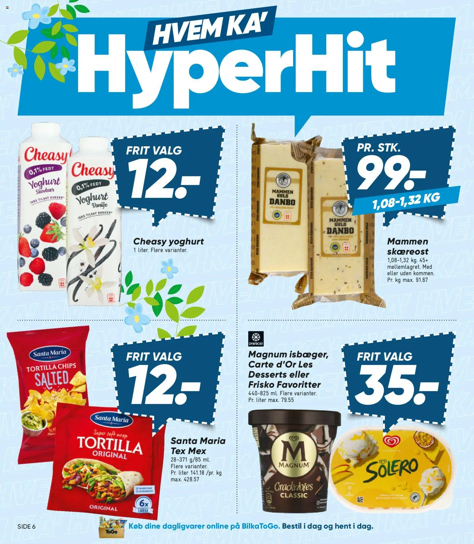 Bilka tilbudsavis – gyldig fra 24.04.2026 | Side: 6 | Produkter: Yoghurt, Chips, Vanilje