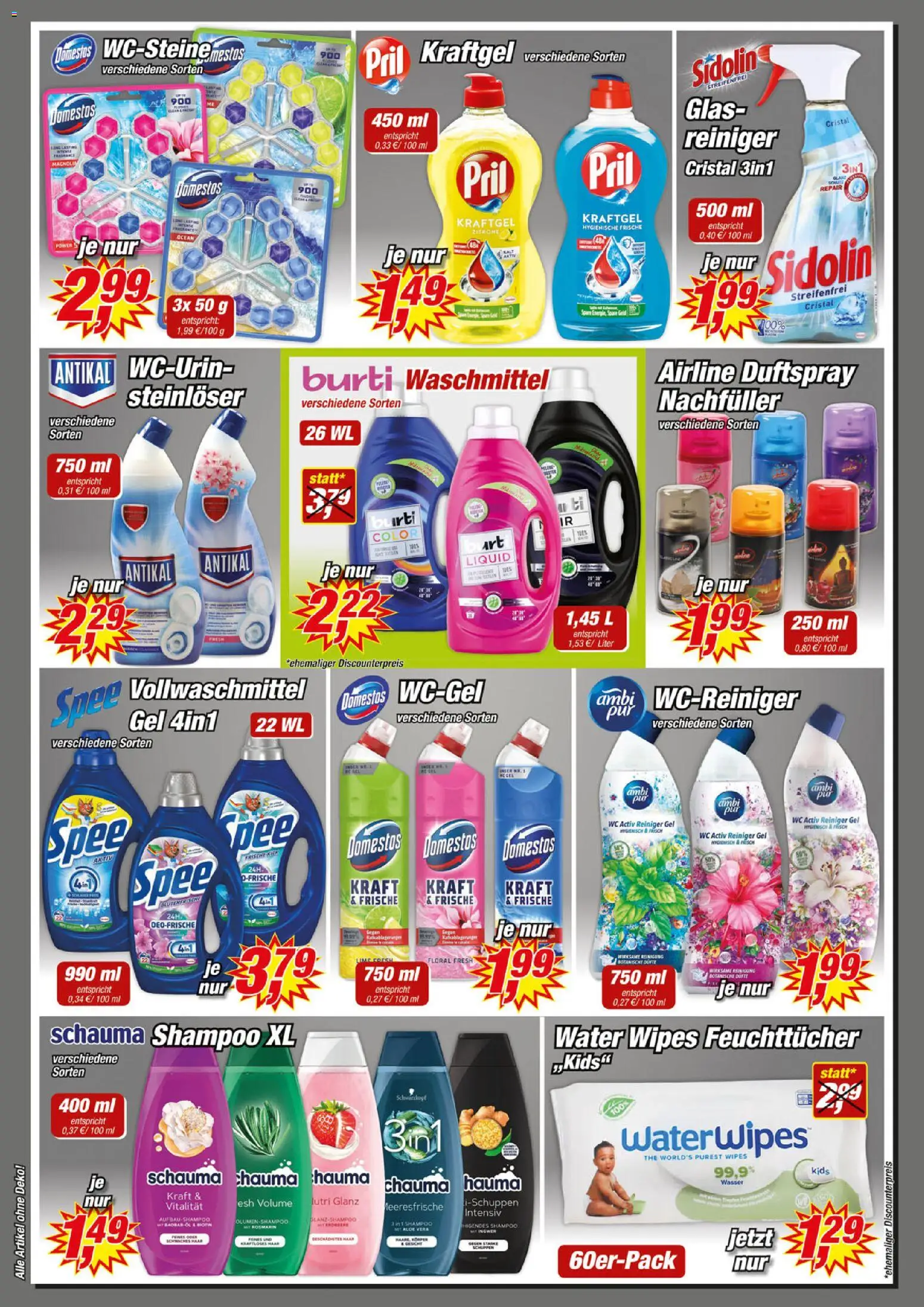 Posten Börse Prospekt – gültig ab 15.11.2025 | Seite: 6 | Produkte: Shampoo, Spee, Wasser, Waschmittel