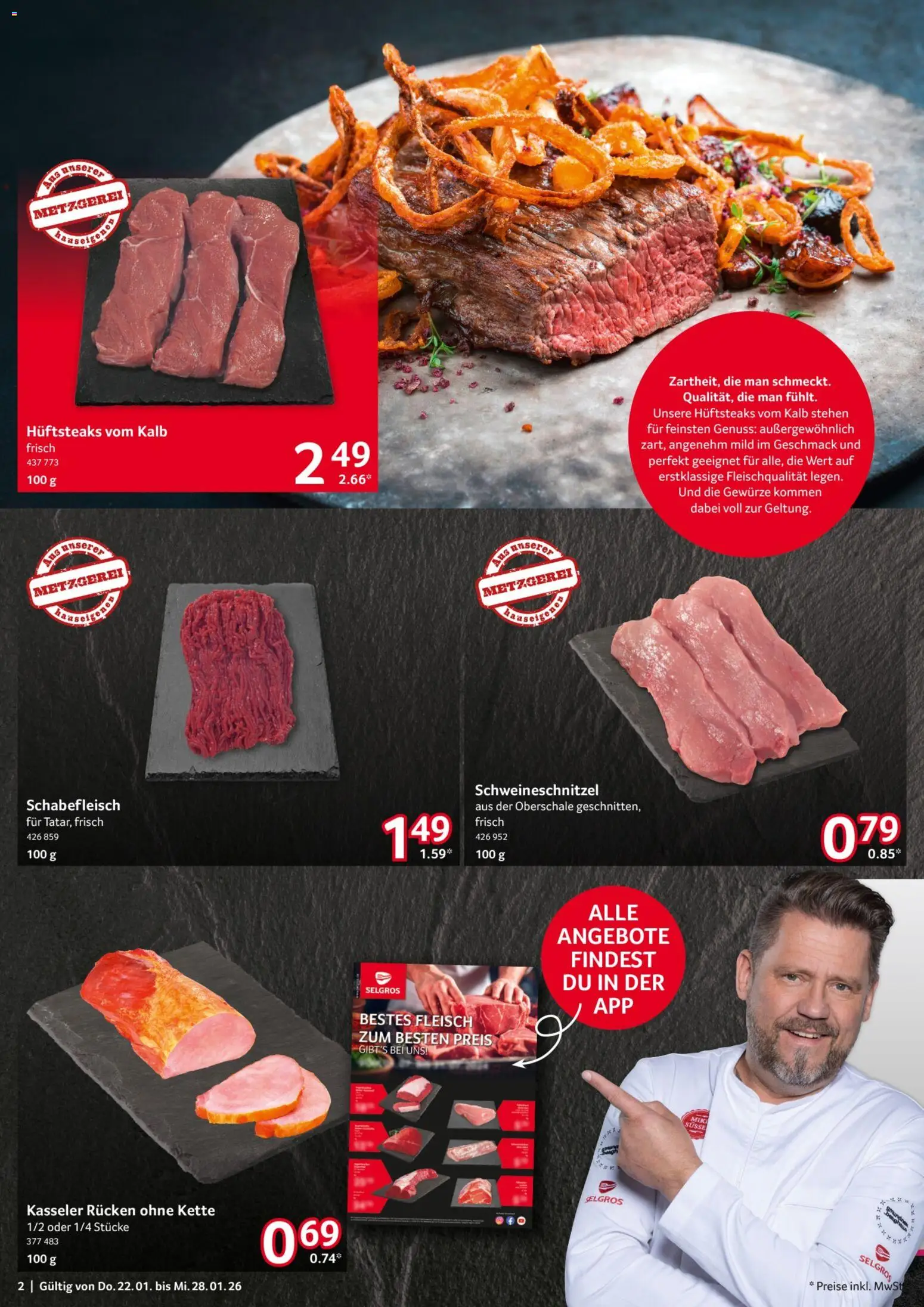 Selgros Prospekt 	 – gültig ab 22.01.2026 | Seite: 2 | Produkte: Gewürze, Fleisch