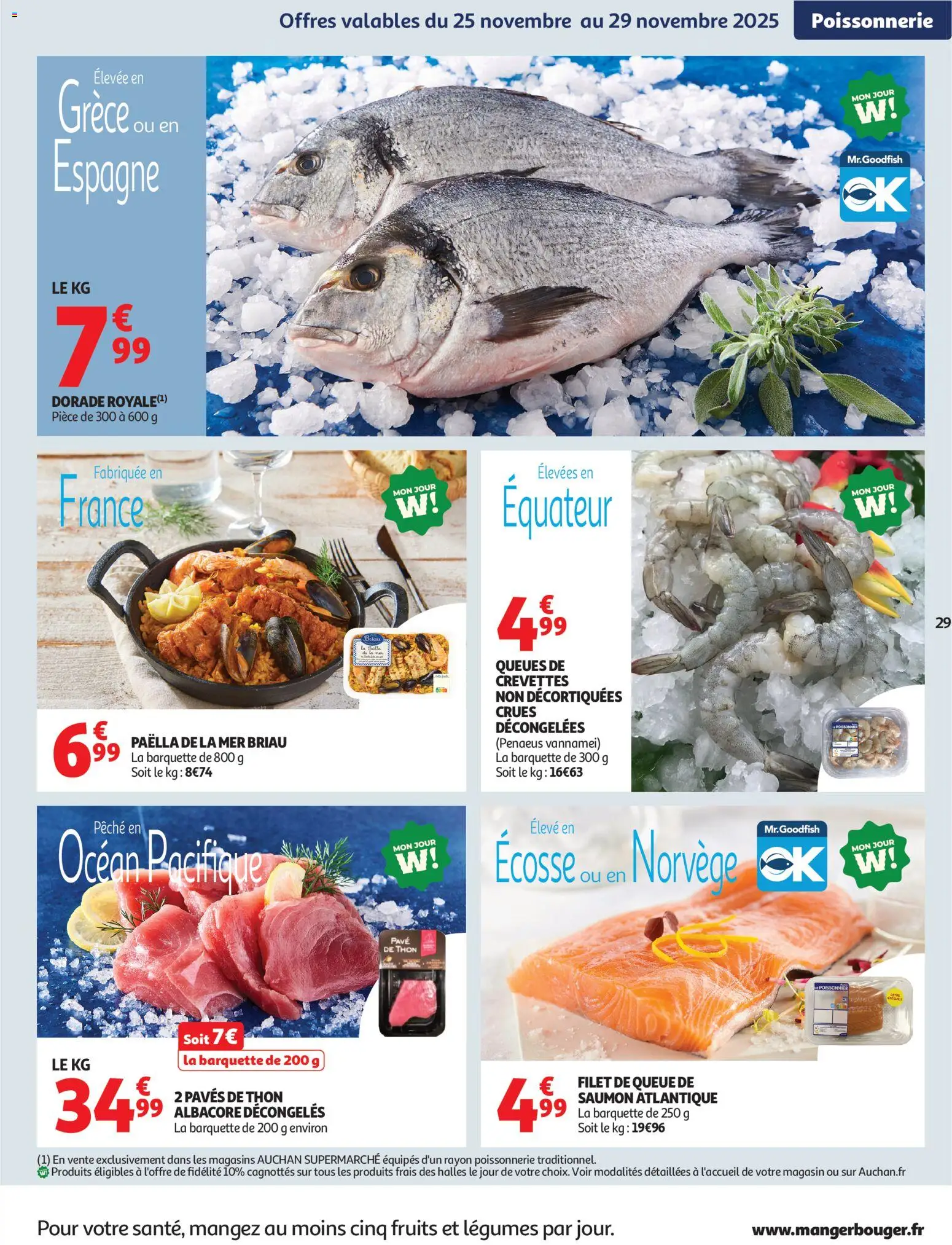 {H1} | Page: 29 | Produits: Pêche, Poissonnerie, Crevettes, Thon