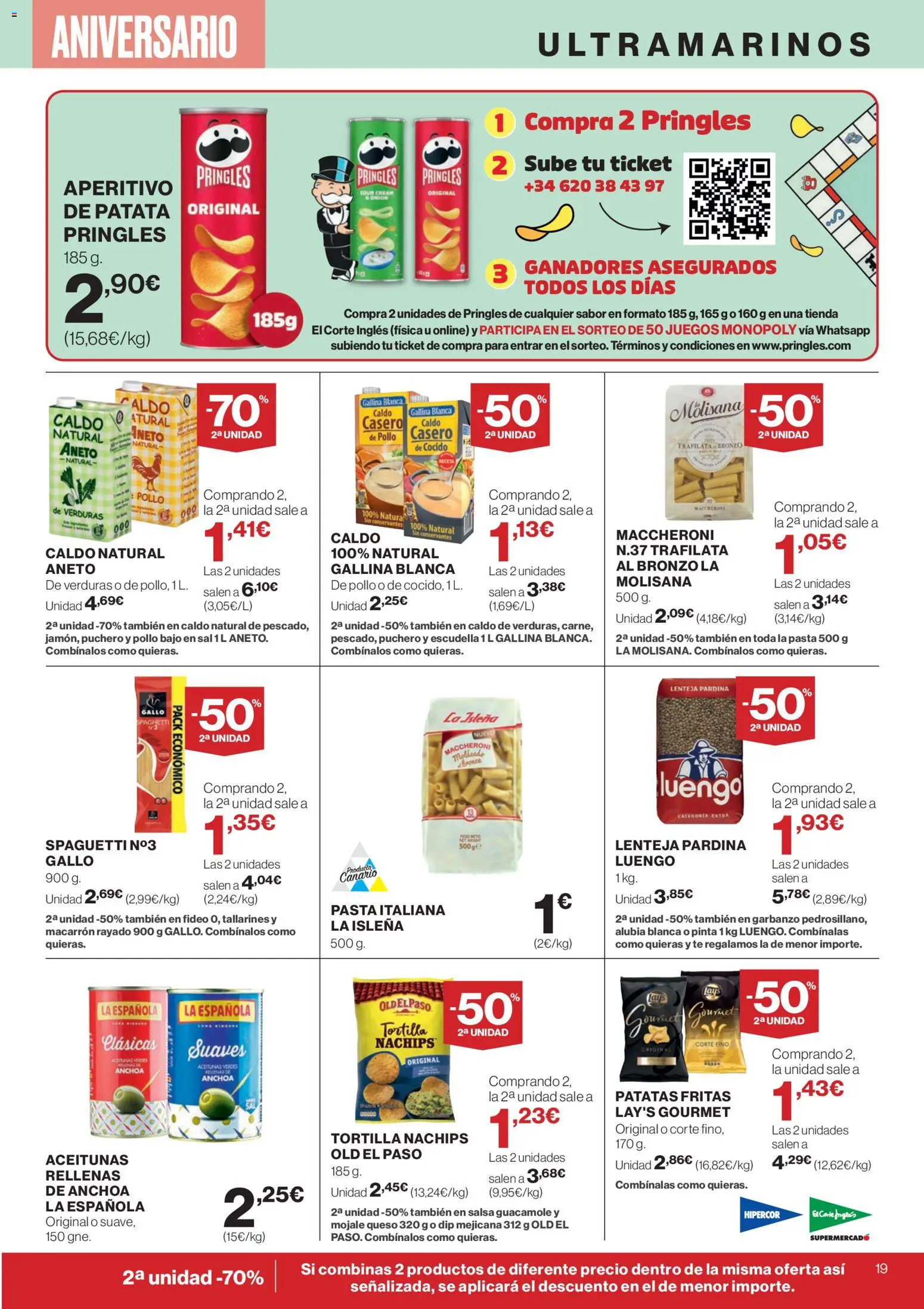 Supercor Canarias │ válido desde el 23.10.2025 | Página: 19 | Productos: Queso, Pasta, Guacamole, Té