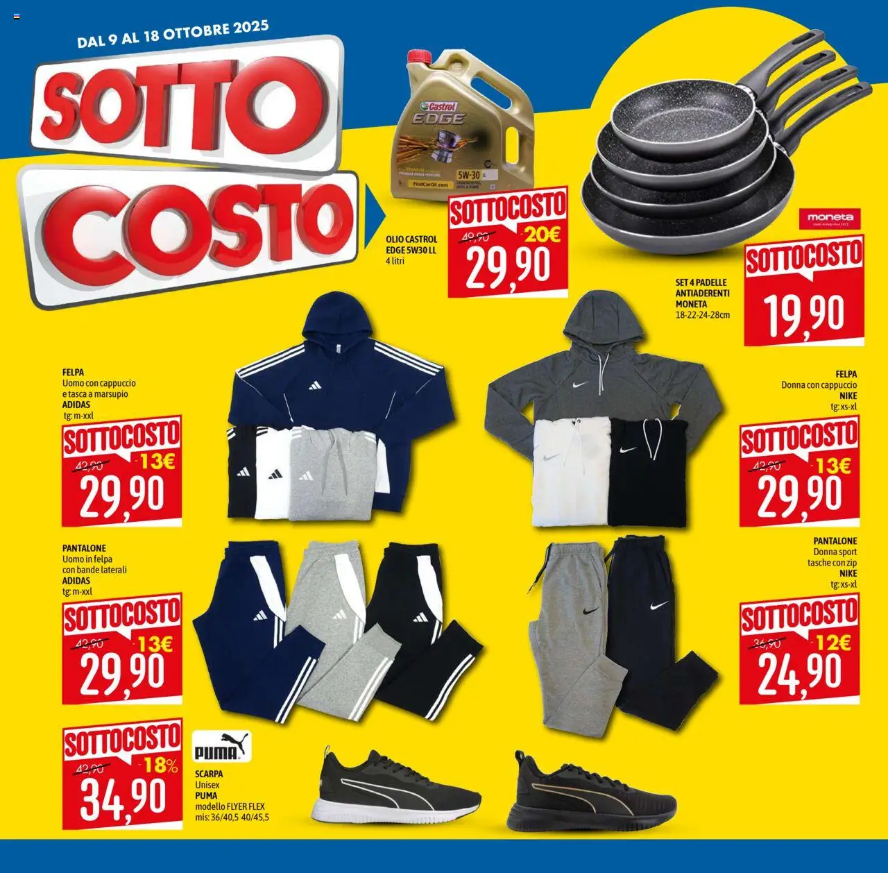 Volantino Emisfero del 09.10.2025 | Pagina: 4 | Prodotti: Felpa, Olio, Cappuccio